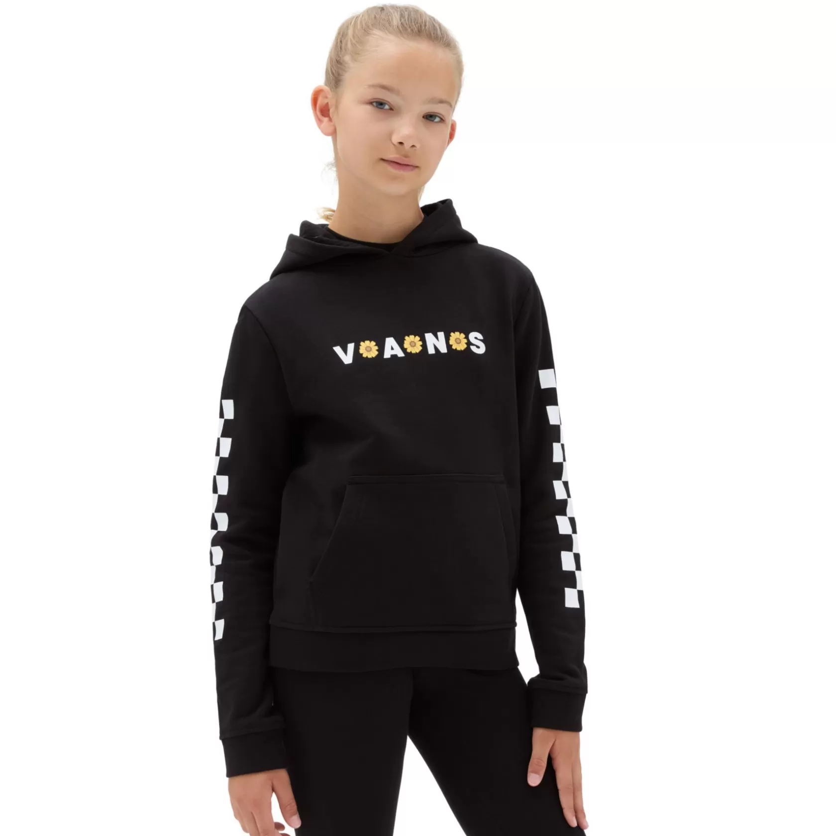 Vans Ropa Para Chicas (8-14 Años)<Sudadera Con Capucha De Ninas Sunflower (8-14 Anos) Negro
