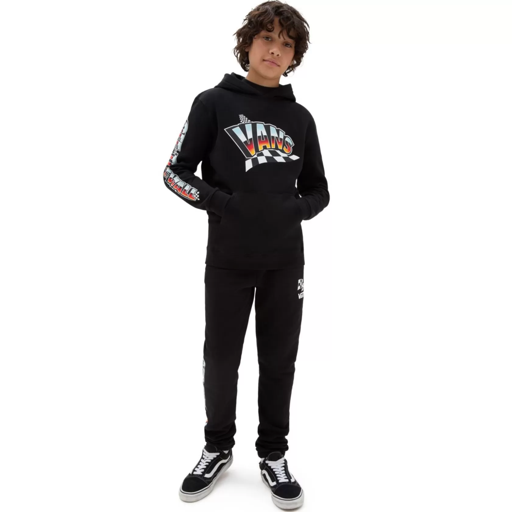 Vans Ropa Para Chicos (8-14 Años)<Sudadera Con Capucha De Niños (8-14 Anos) Negro