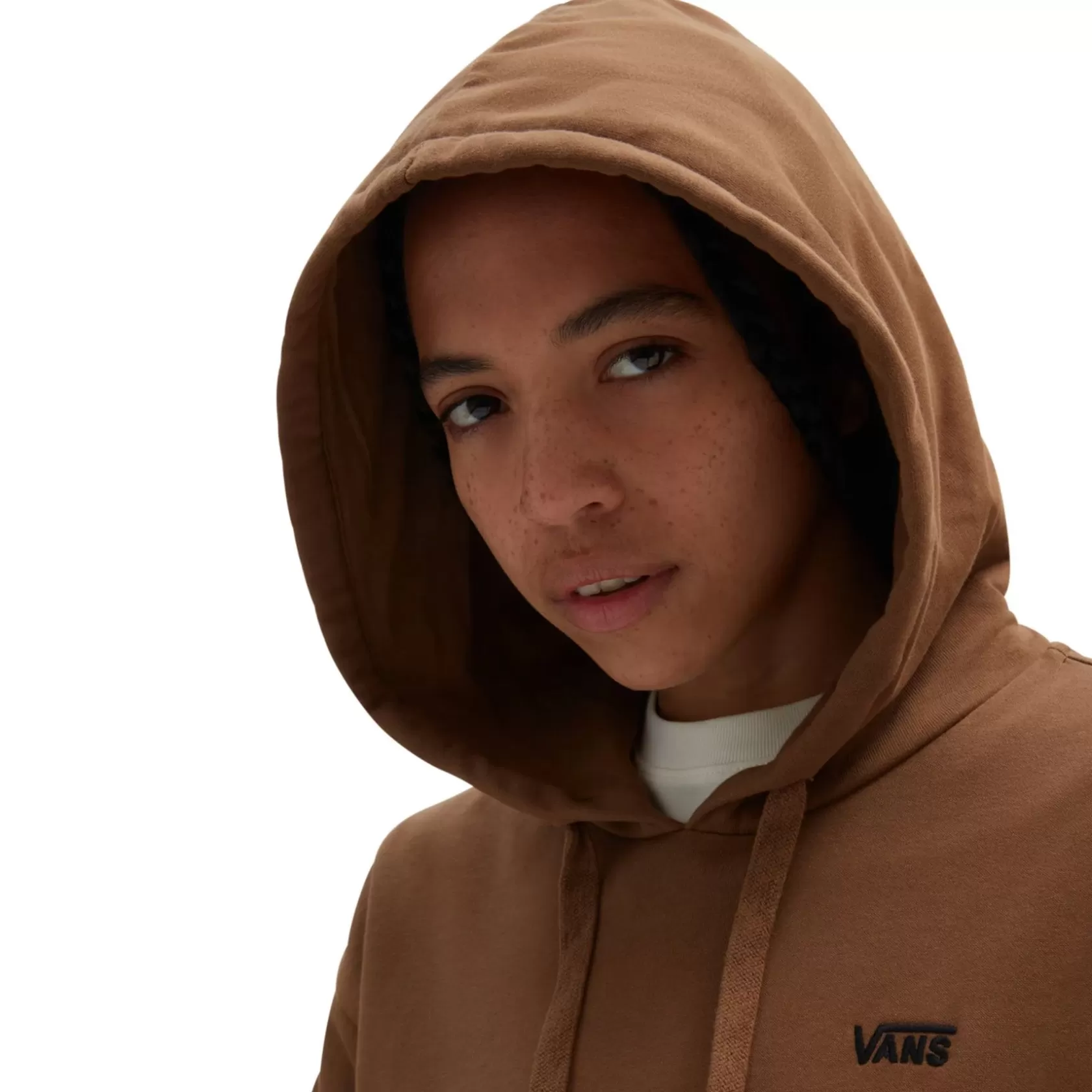 Vans Sudaderas<Sudadera Con Capucha Flying V De Corte Boyfriend Marron