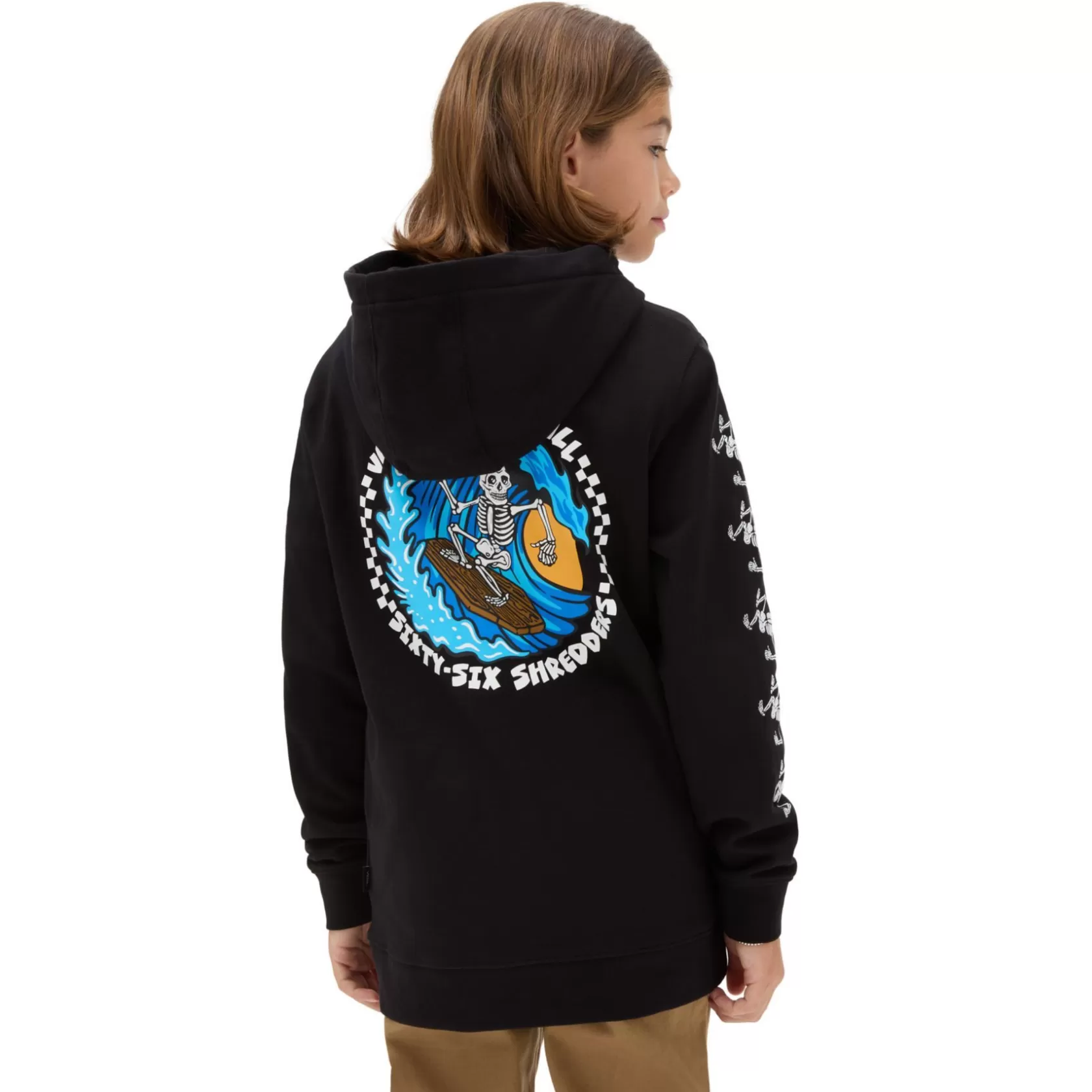 Vans Ropa Para Chicos (8-14 Años)<Sudadera Con Capucha Para Niños 66 Shredders (8-14 Anos) Negro