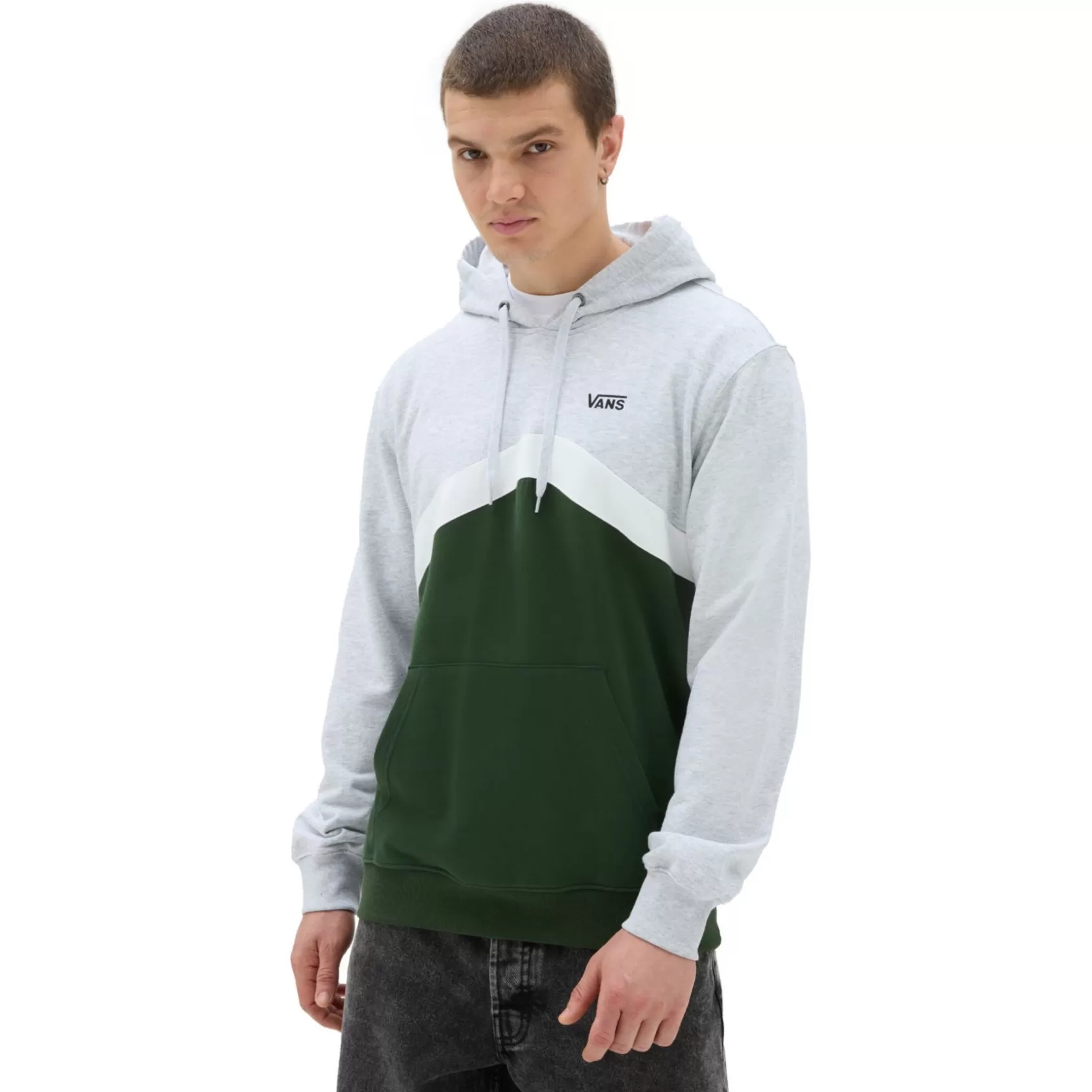 Vans Sudaderas<Sudadera Con Capucha Sidestripe Block Verde