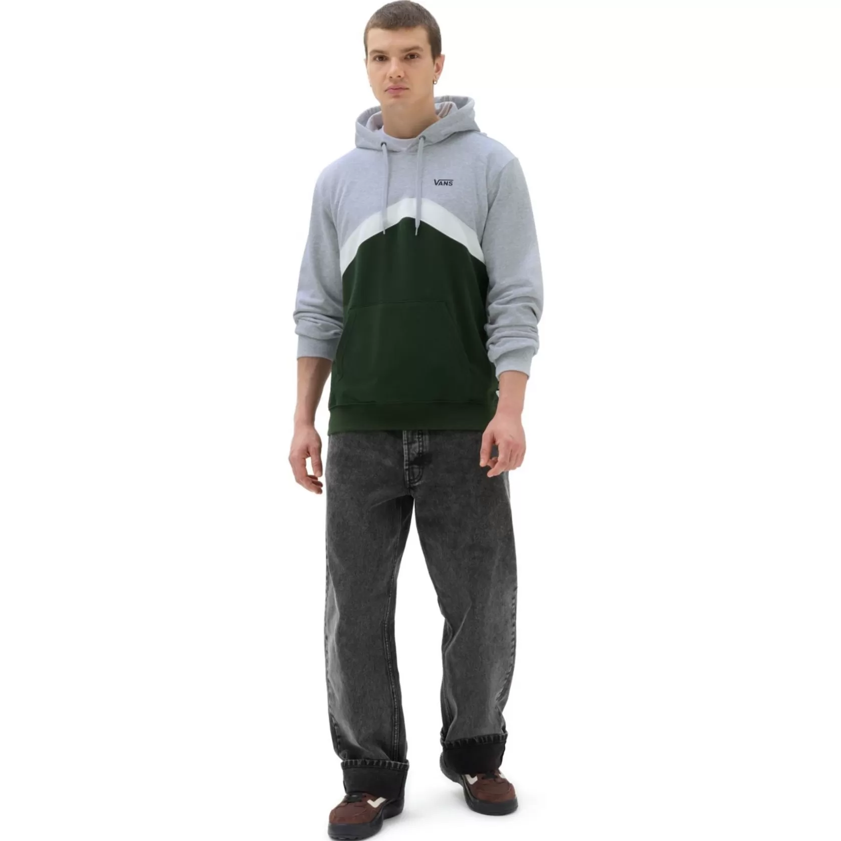 Vans Sudaderas<Sudadera Con Capucha Sidestripe Block Verde