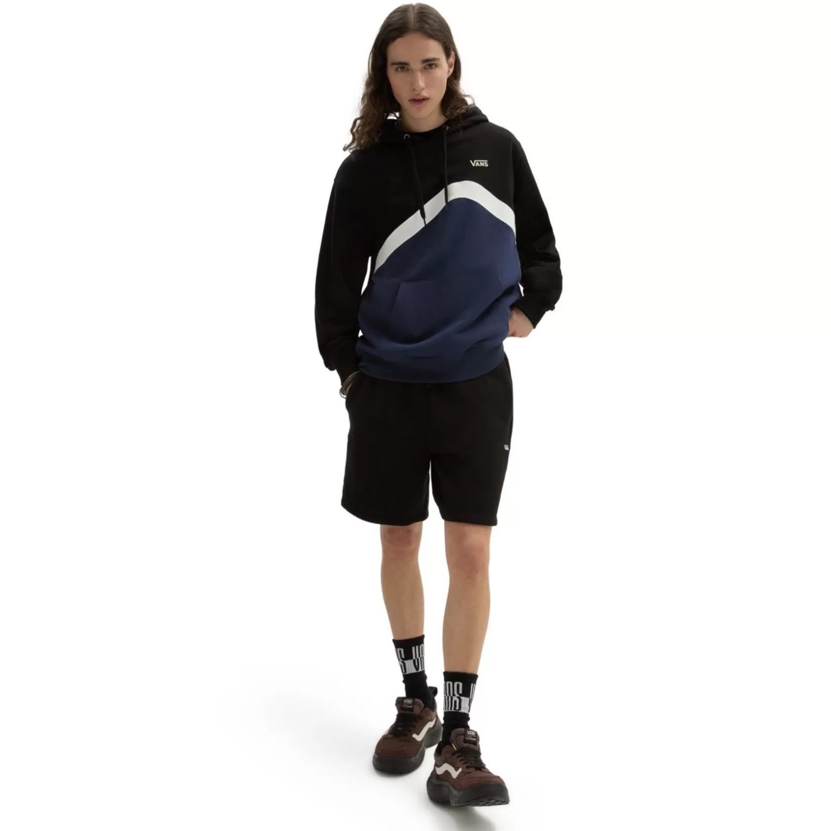 Vans Sudaderas<Sudadera Con Capucha Sidestripe Block Azul