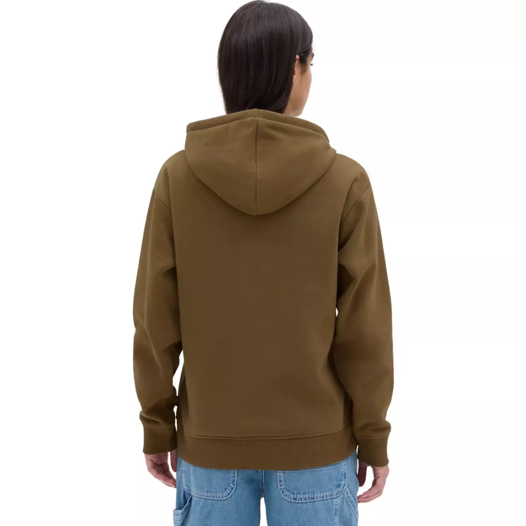 Vans Sudaderas<Sudadera Con Capucha Sin Cierre Classic V De Corte Boyfriend Marron