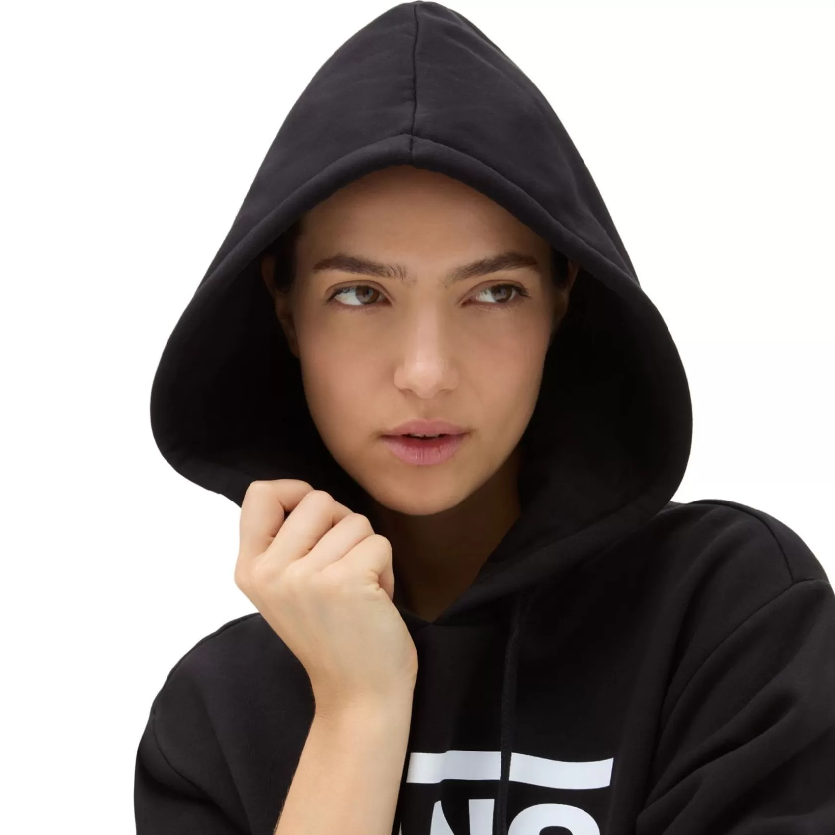 Vans Sudaderas<Sudadera Con Capucha Sin Cierre Classic V De Corte Boyfriend Negro