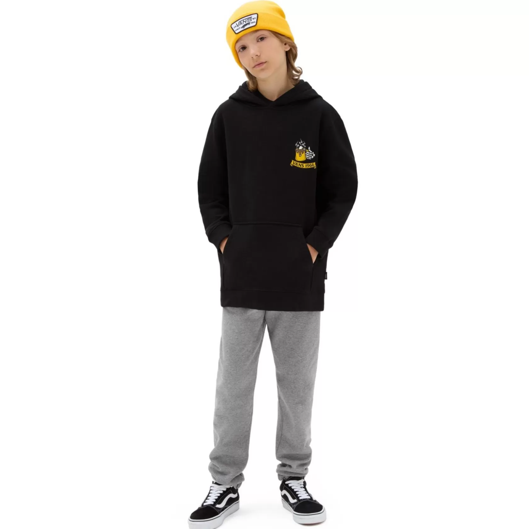 Vans Ropa Para Chicos (8-14 Años)<Sudadera Con Capucha Skull De Niños (8-14 Anos) Negro