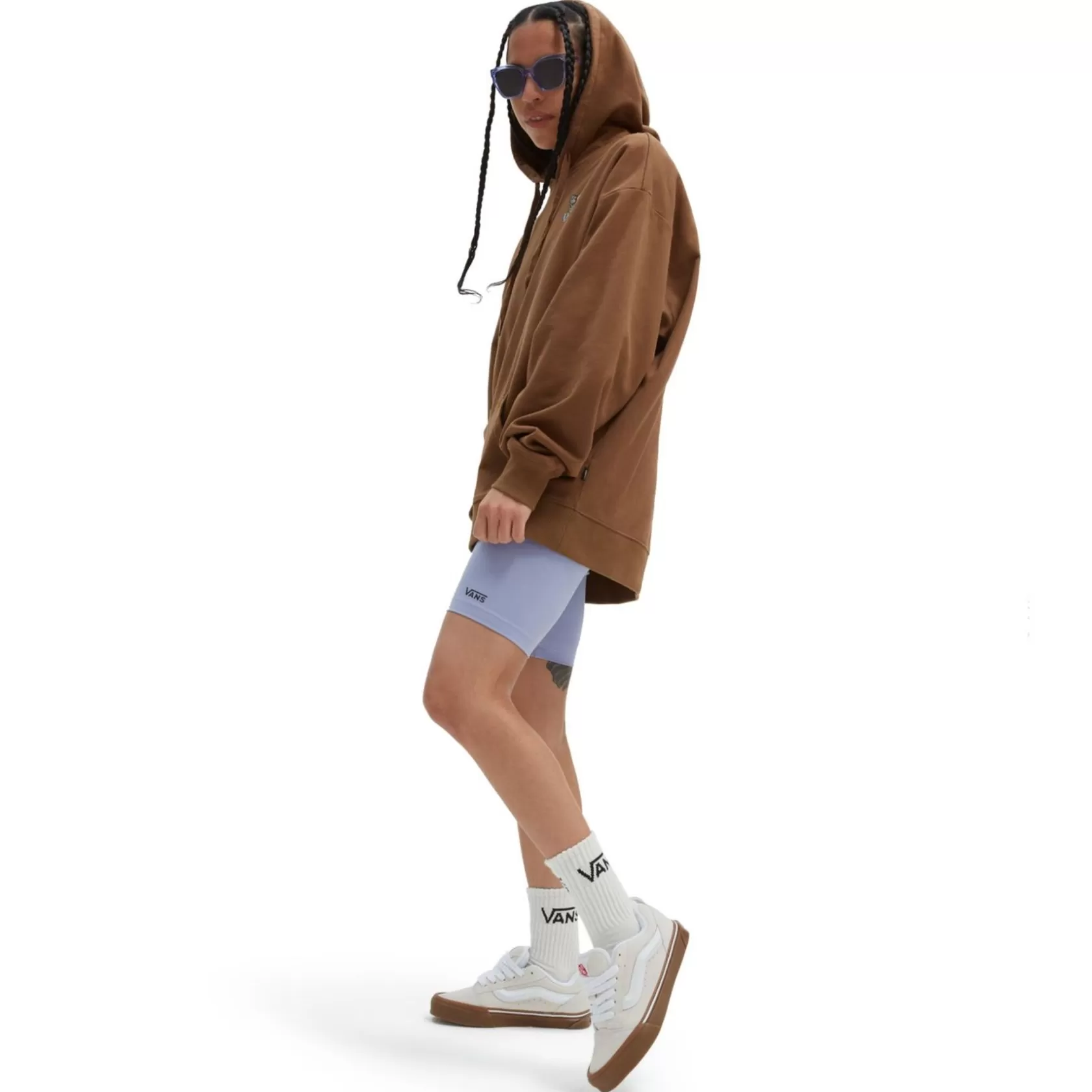 Vans Sudaderas<Sudadera Con Capucha Skullfly De Corte Extragrande Marron