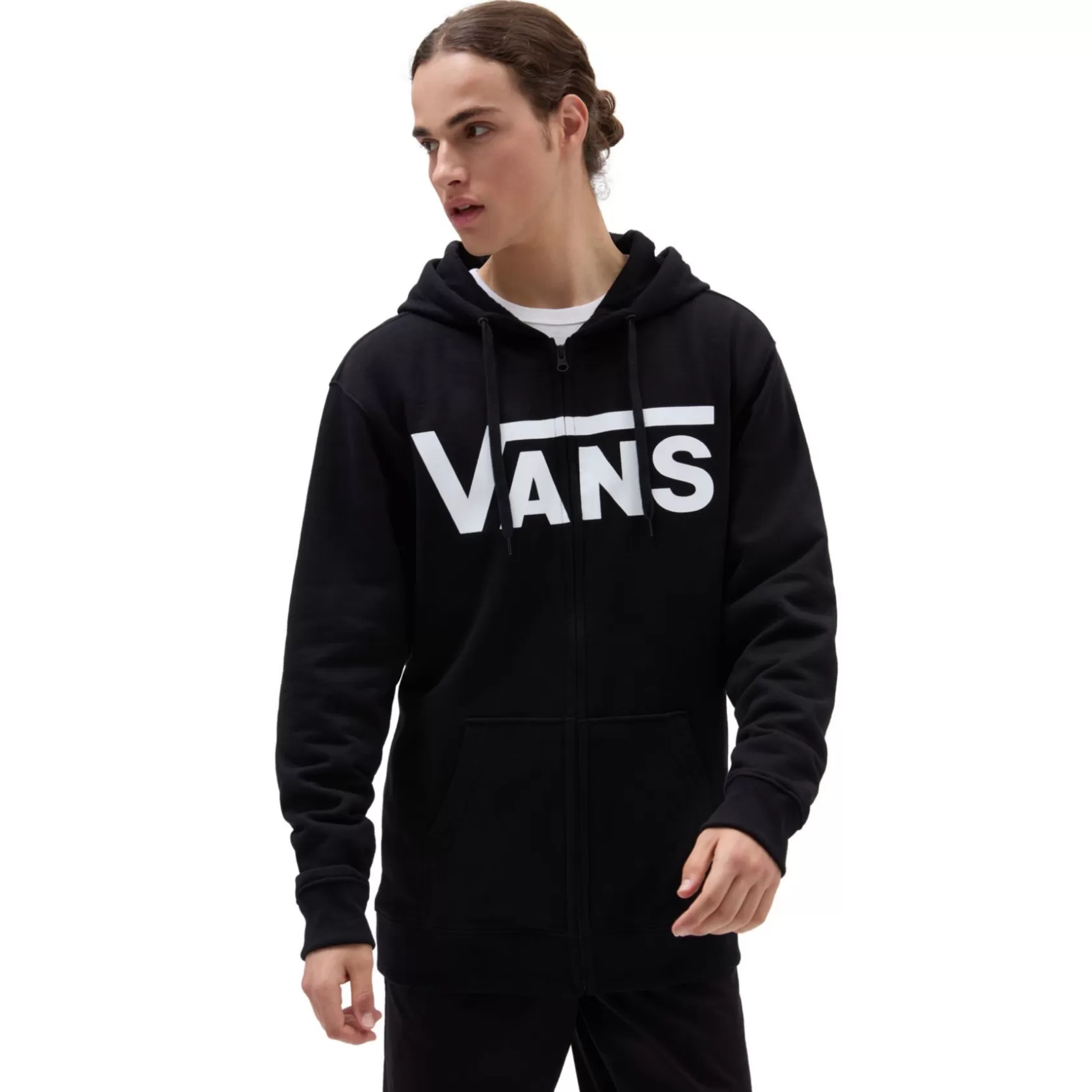 Vans Sudaderas<Sudadera Con Capucha Classic Con Cremallera Negro, Blanco