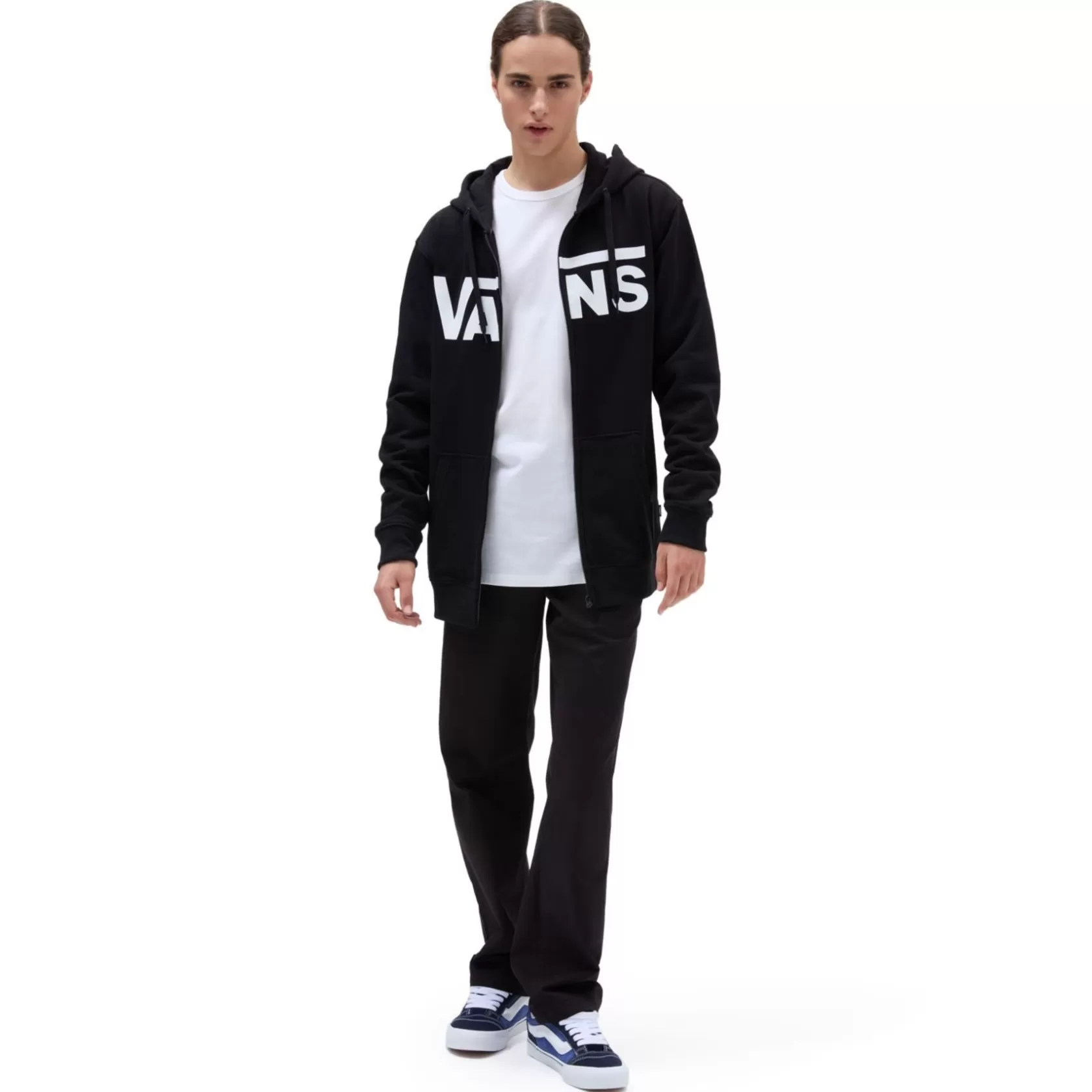 Vans Sudaderas<Sudadera Con Capucha Classic Con Cremallera Negro, Blanco