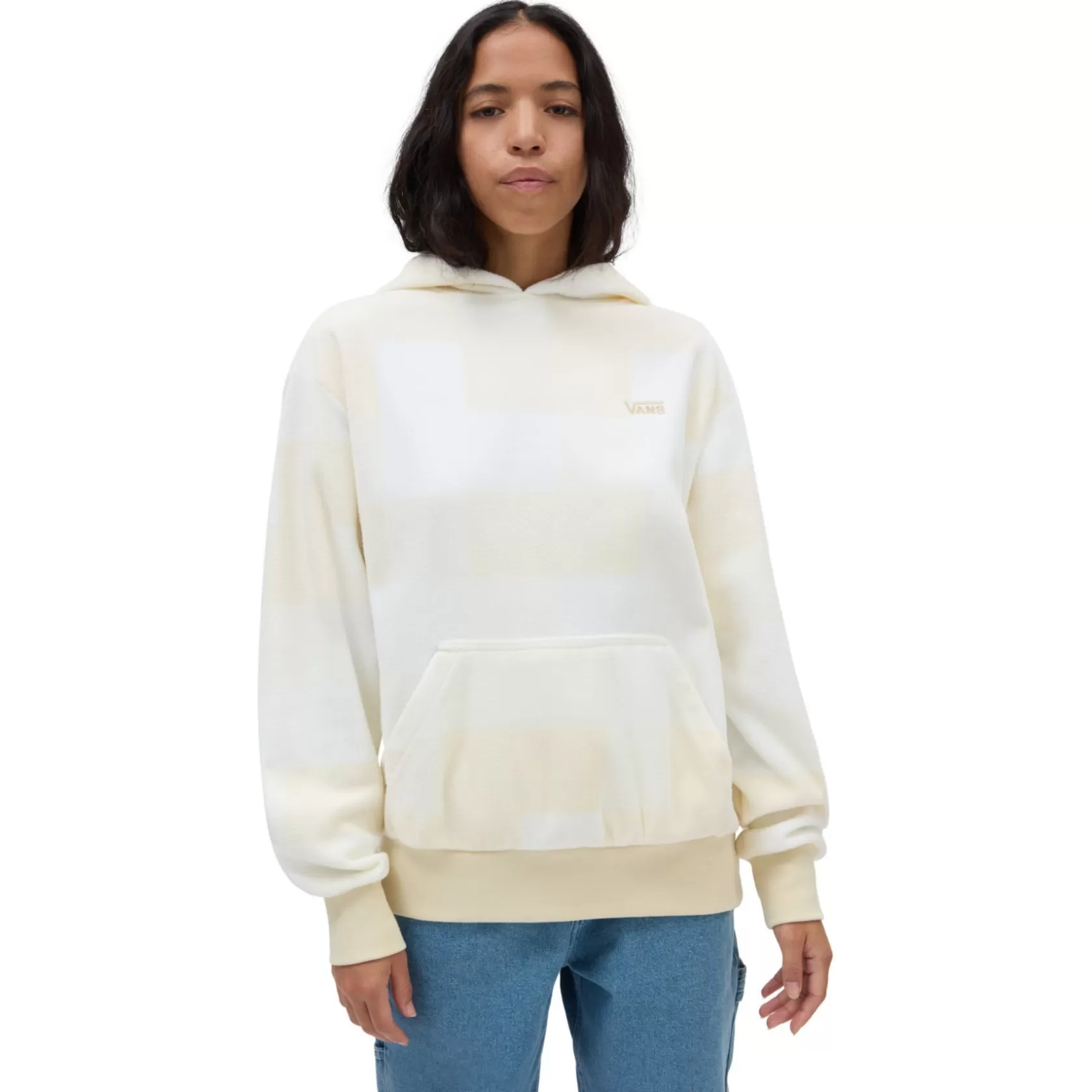 Vans Sudaderas<Sudadera Con Capucha Winter Checker Bloussant De Corte Holgado Beis