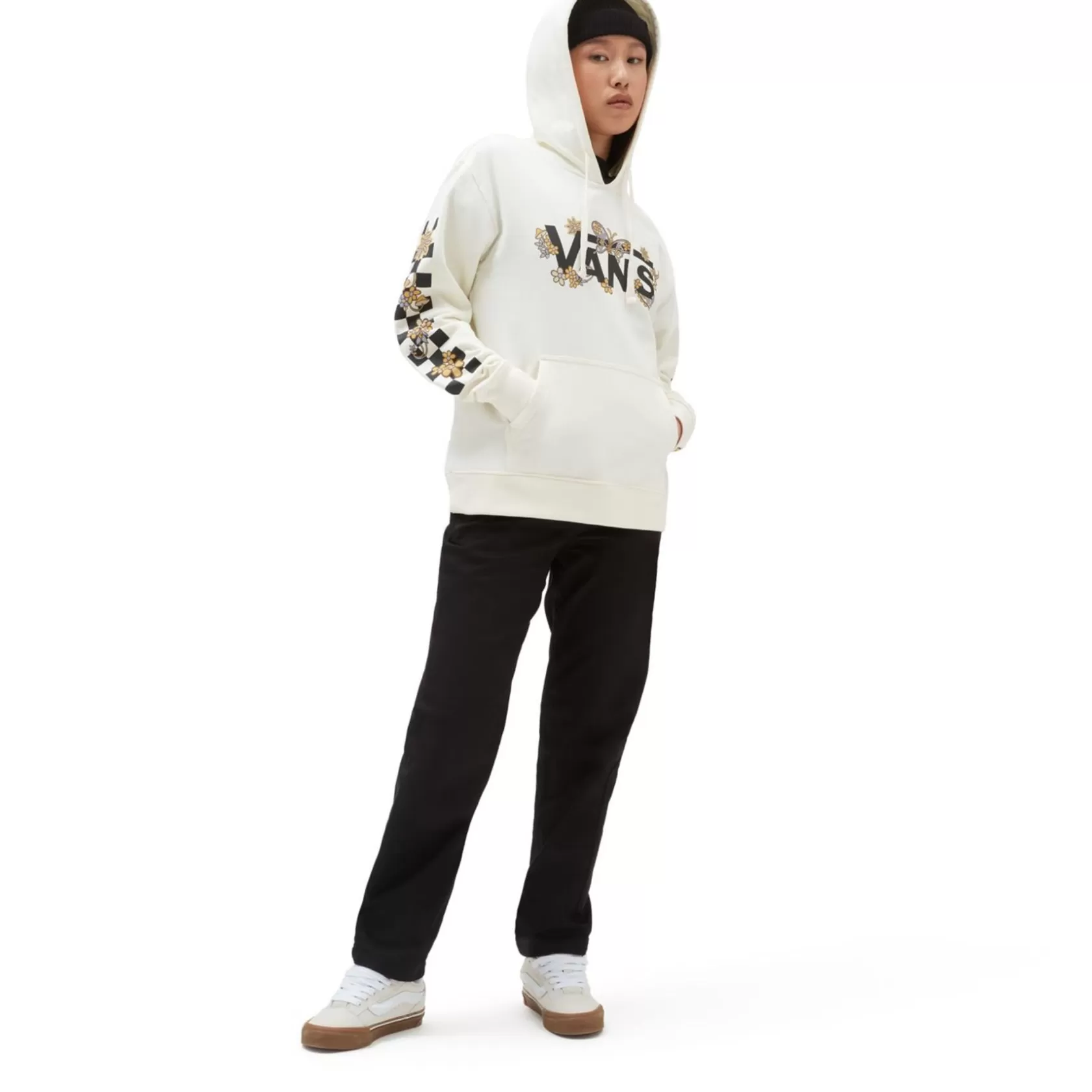 Vans Sudaderas<Sudadera Con Capucha Wyld Trippy Paisley De Corte Boyfriend Blanco