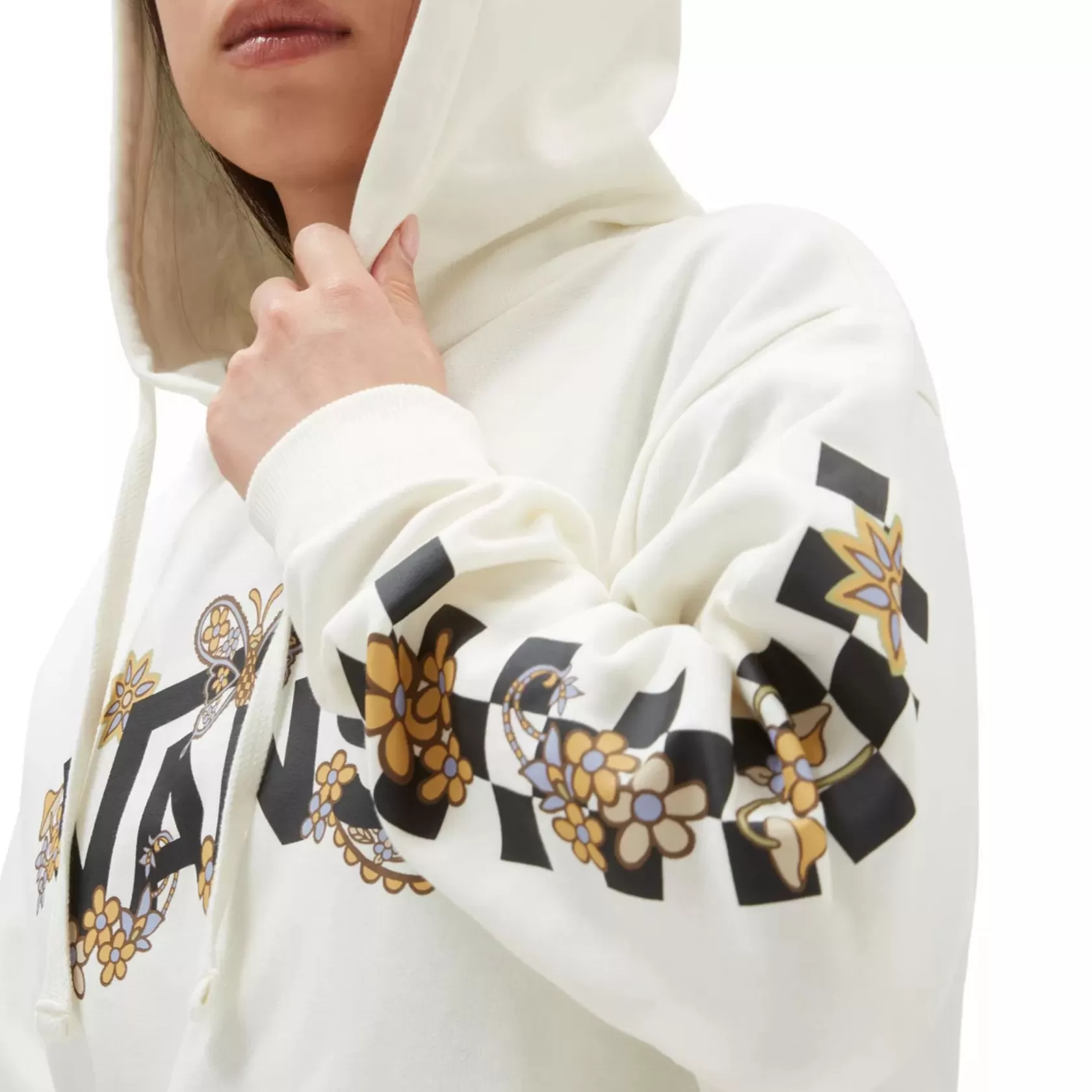 Vans Sudaderas<Sudadera Con Capucha Wyld Trippy Paisley De Corte Boyfriend Blanco