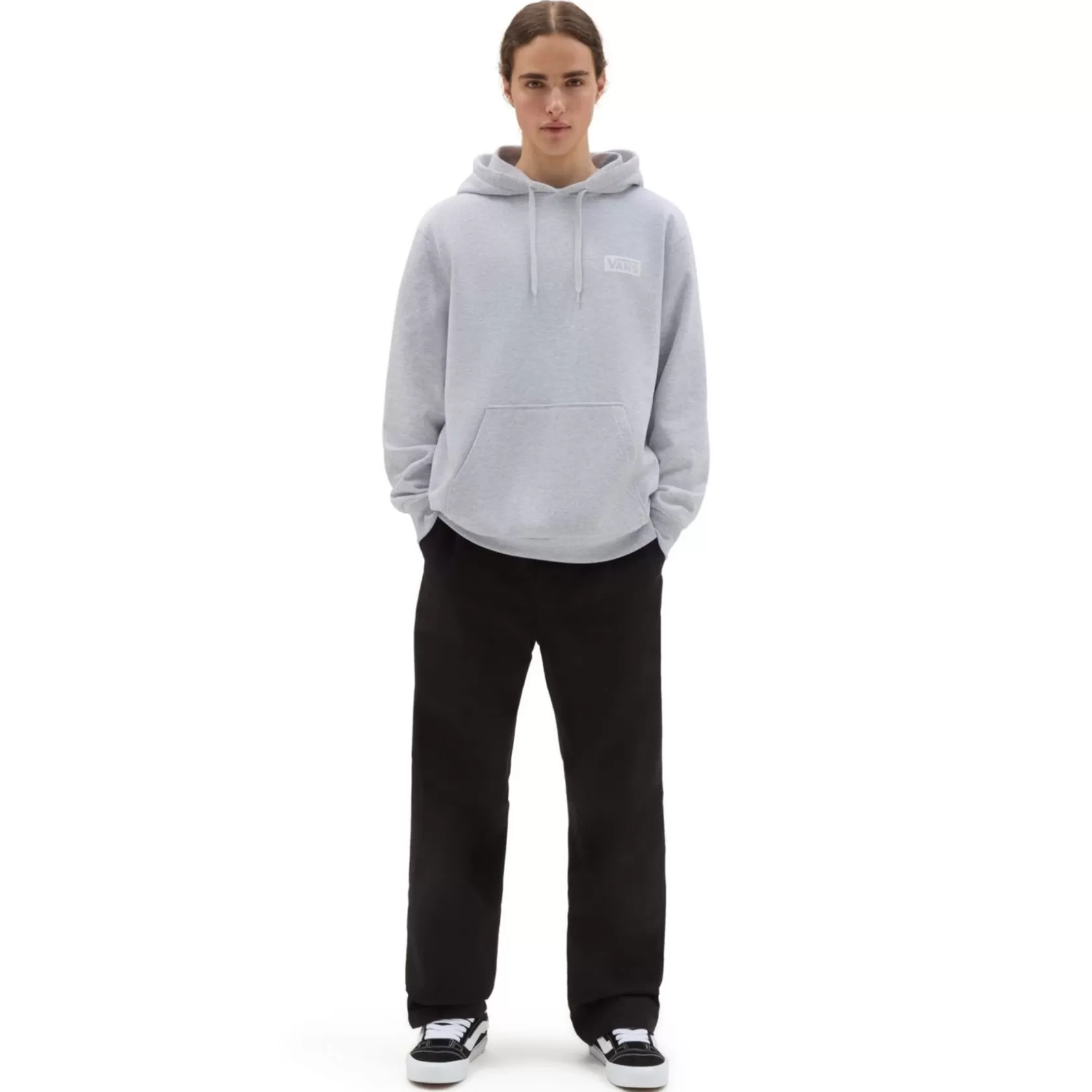 Vans Sudaderas<Sudadera Con Capucha Y Corte Holgado Gris