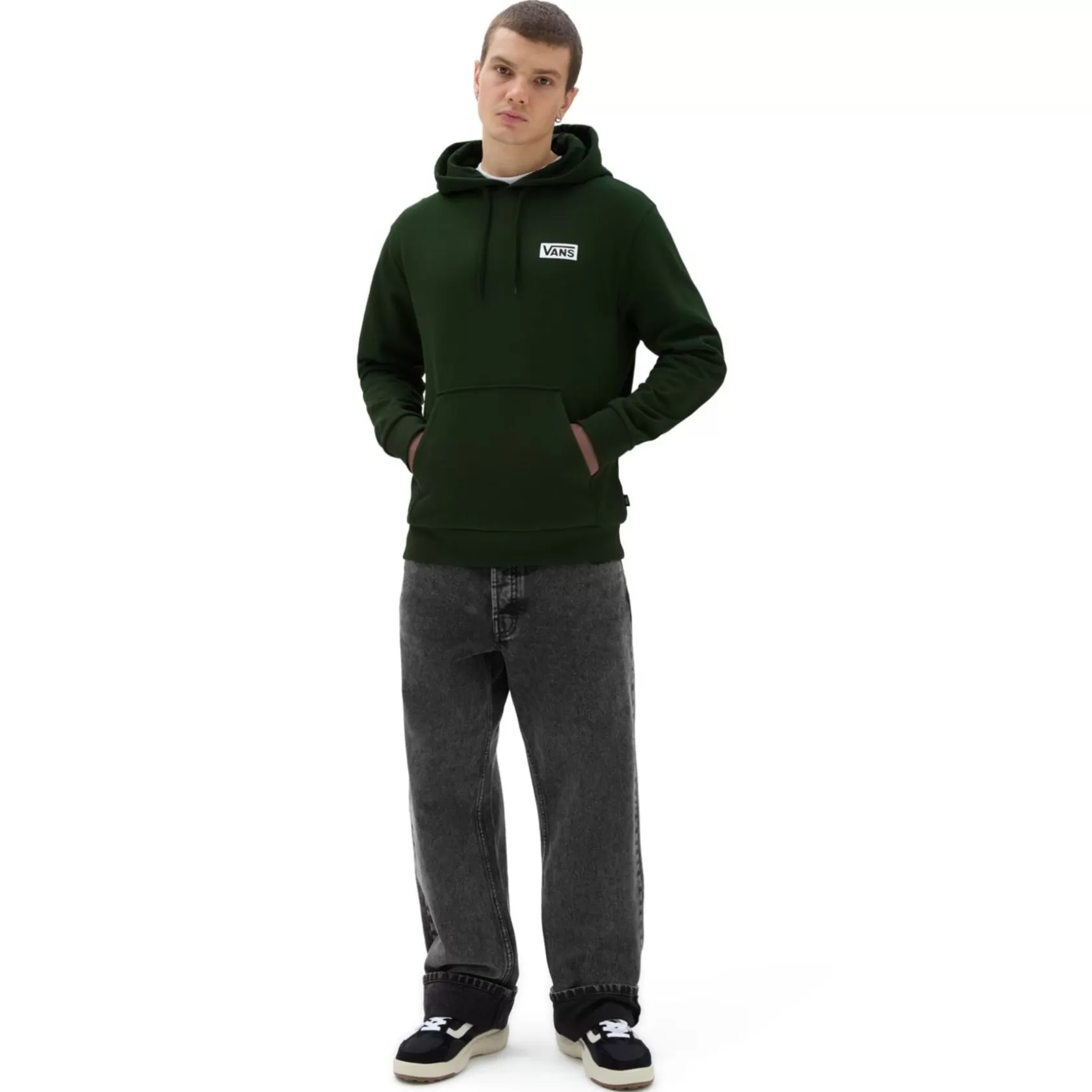 Vans Sudaderas<Sudadera Con Capucha Y Corte Holgado Verde