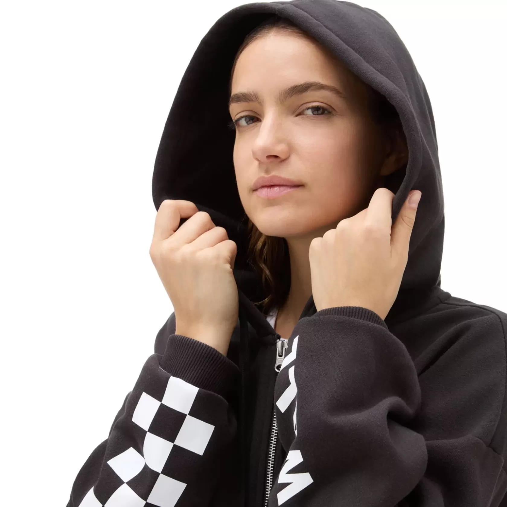 Vans Sudaderas<Sudadera Con Capucha Y Cremallera Extra Fun De Corte Extragrande Negro