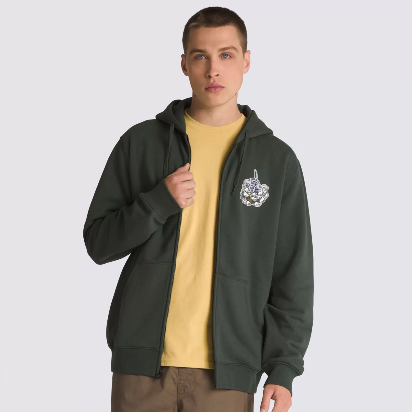 Vans Sudaderas<Sudadera Con Capucha Y Cremallera Rearview Verde