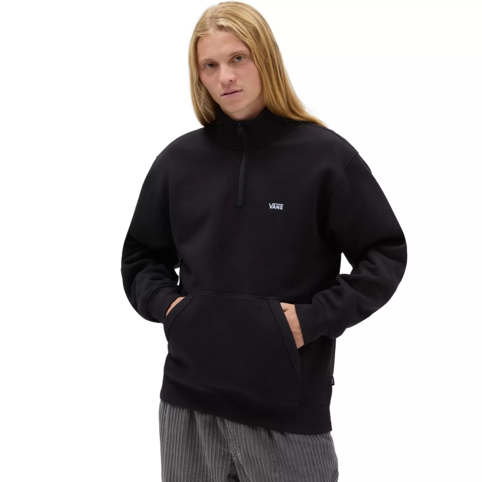 Vans Sudaderas<Sudadera Con Cremallera De Un Cuarto Comfycush Negro
