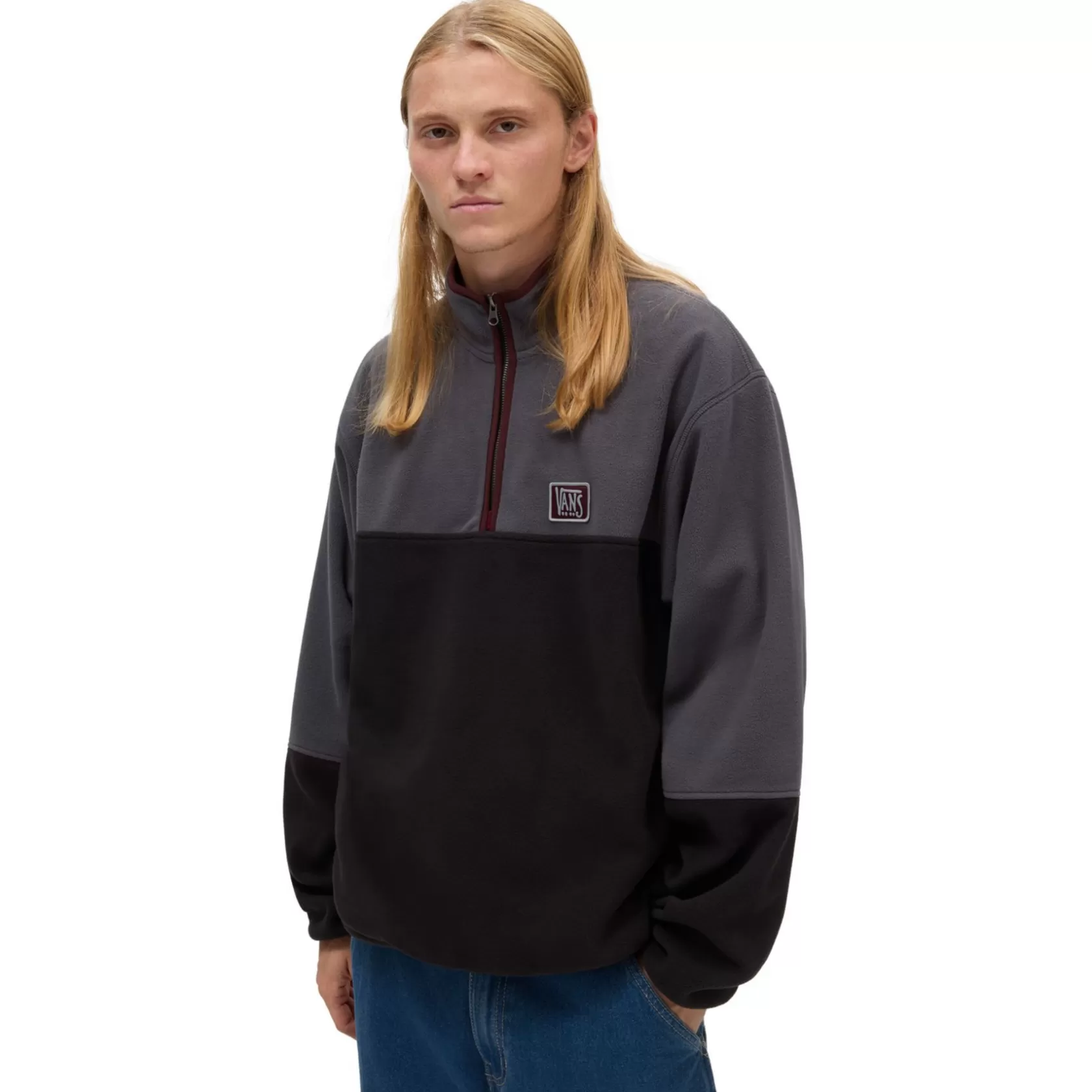 Vans Sudaderas<Sudadera Con Media Cremallera Rowan Zorilla Negro