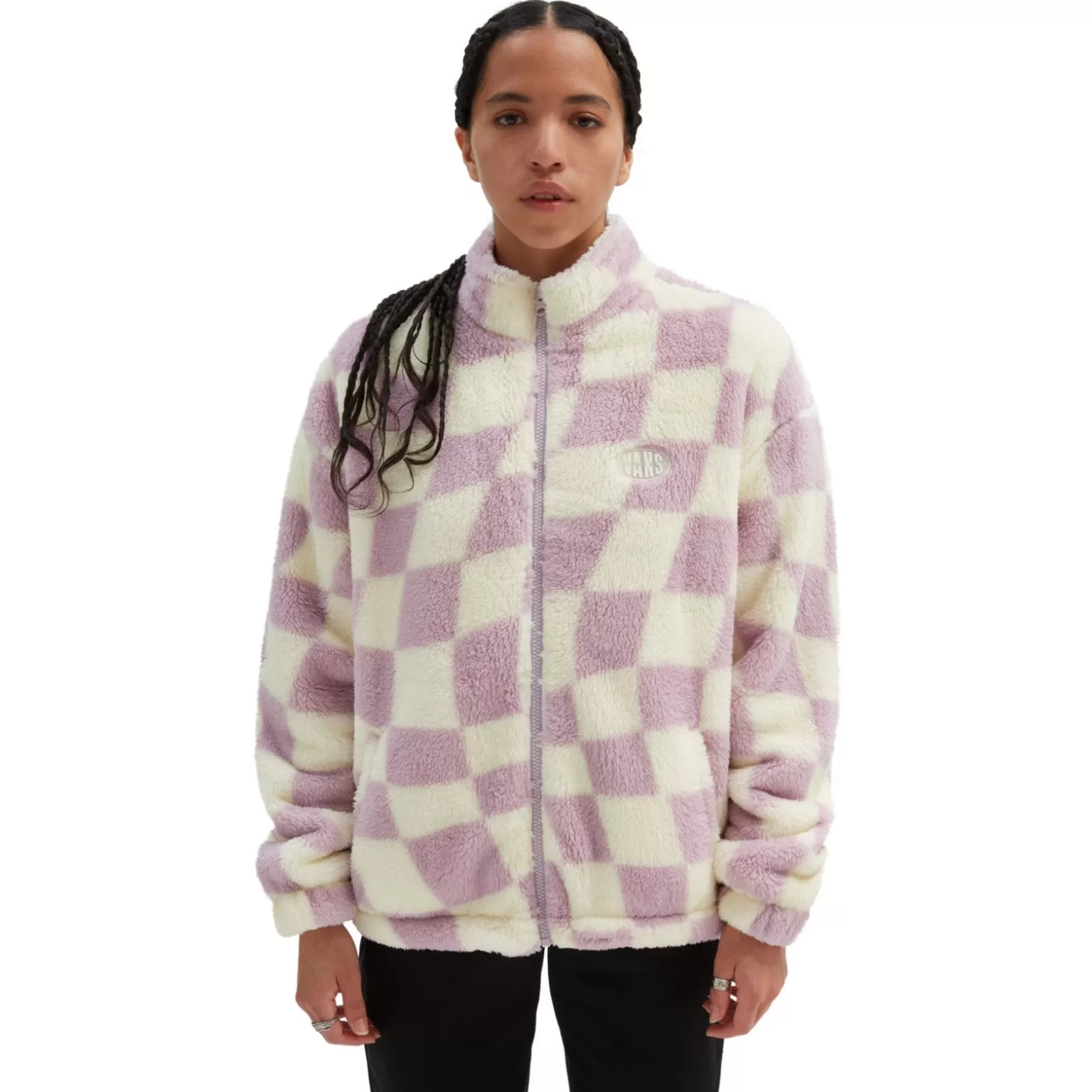 Vans Sudaderas<Sudadera De Cuello Alto Con Cremallera Digital Trip Purpura