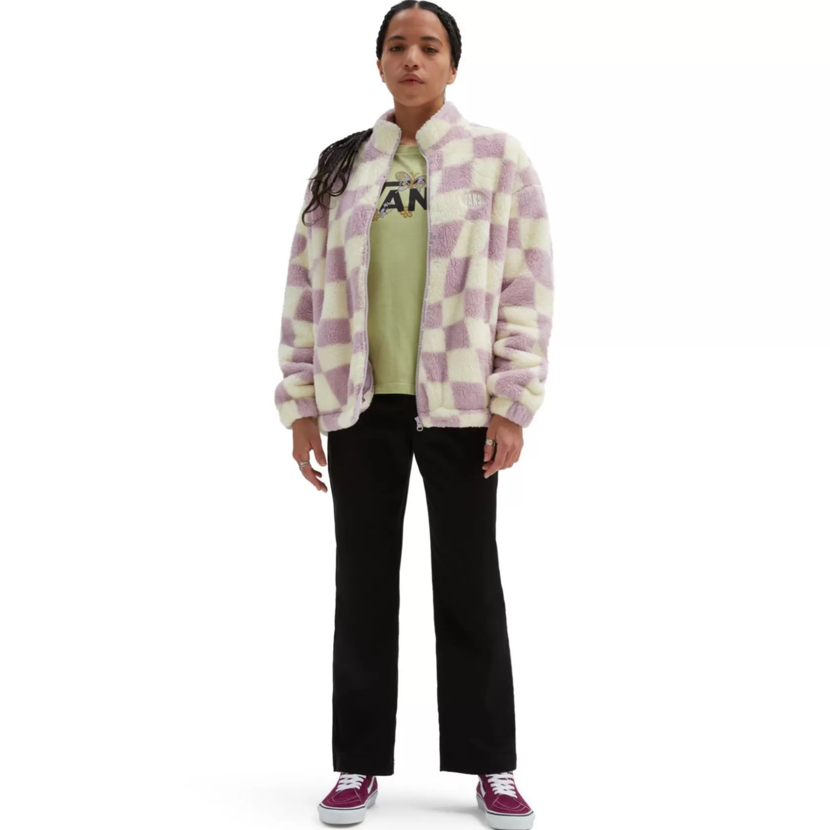 Vans Sudaderas<Sudadera De Cuello Alto Con Cremallera Digital Trip Purpura