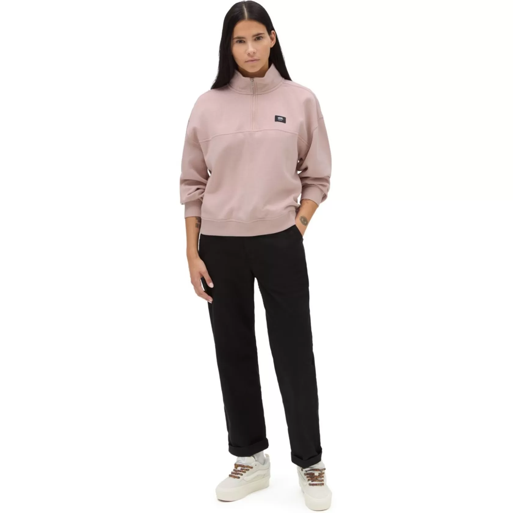 Vans Sudaderas<Sudadera De Cuello Alto Leighton Rosa