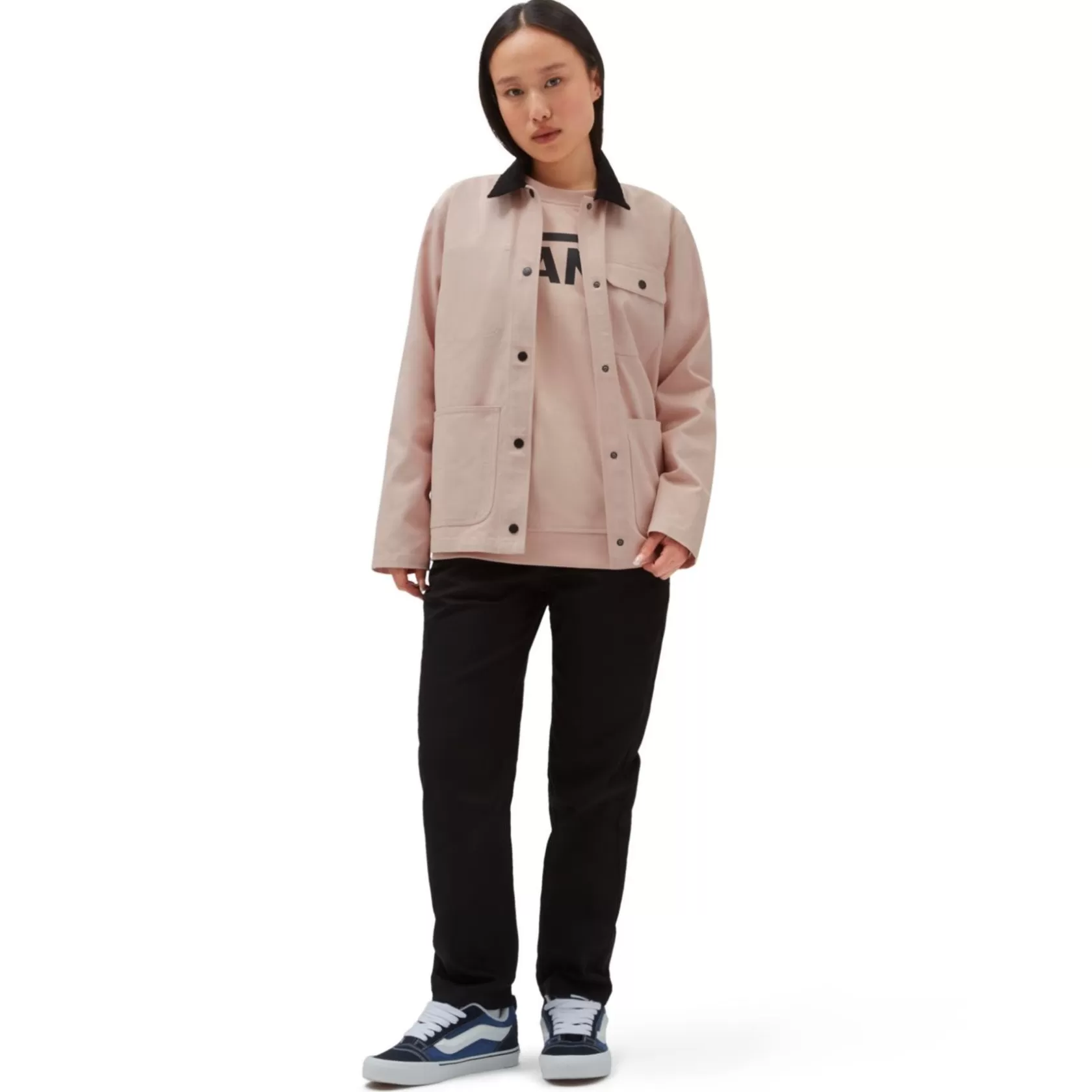 Vans Sudaderas<Sudadera De Cuello Redondo Classic V Rosa