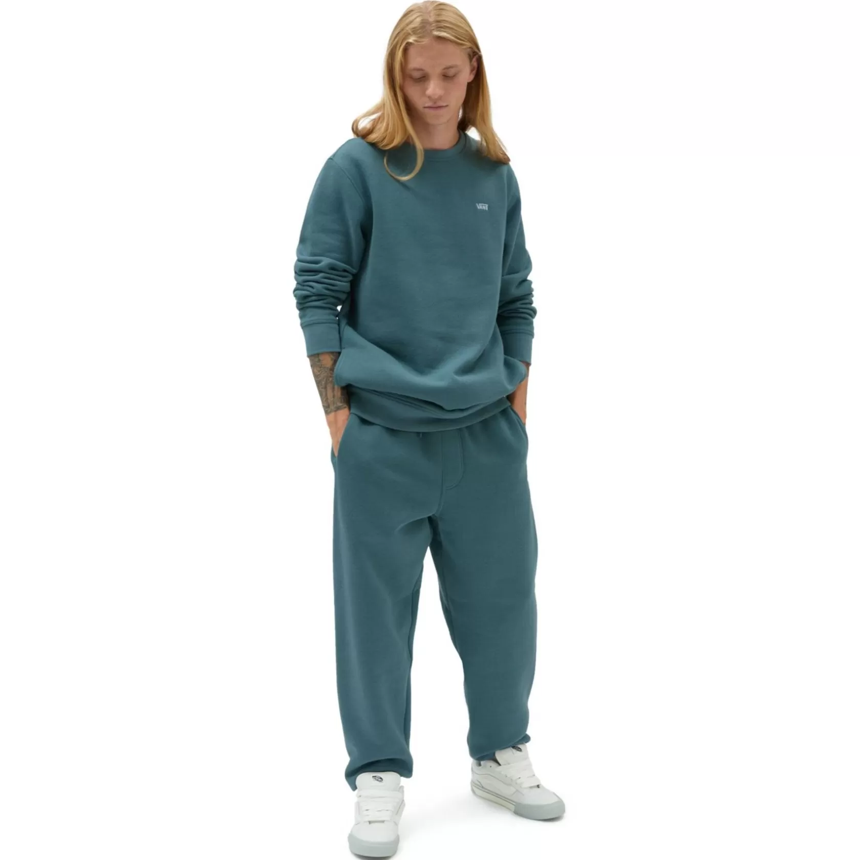 Vans Sudaderas<Sudadera De Cuello Redondo Comfycush Azul, Verde