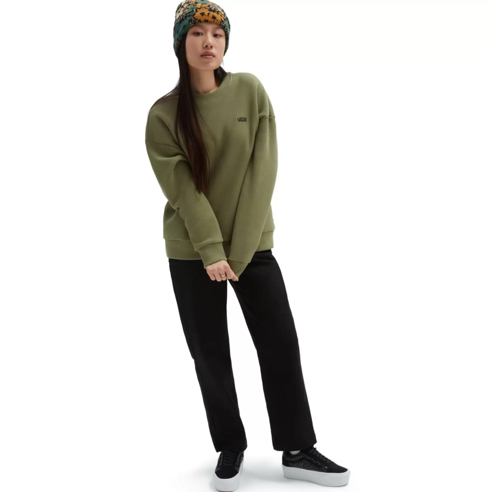 Vans Sudaderas<Sudadera De Cuello Redondo Comfycush Essential Verde
