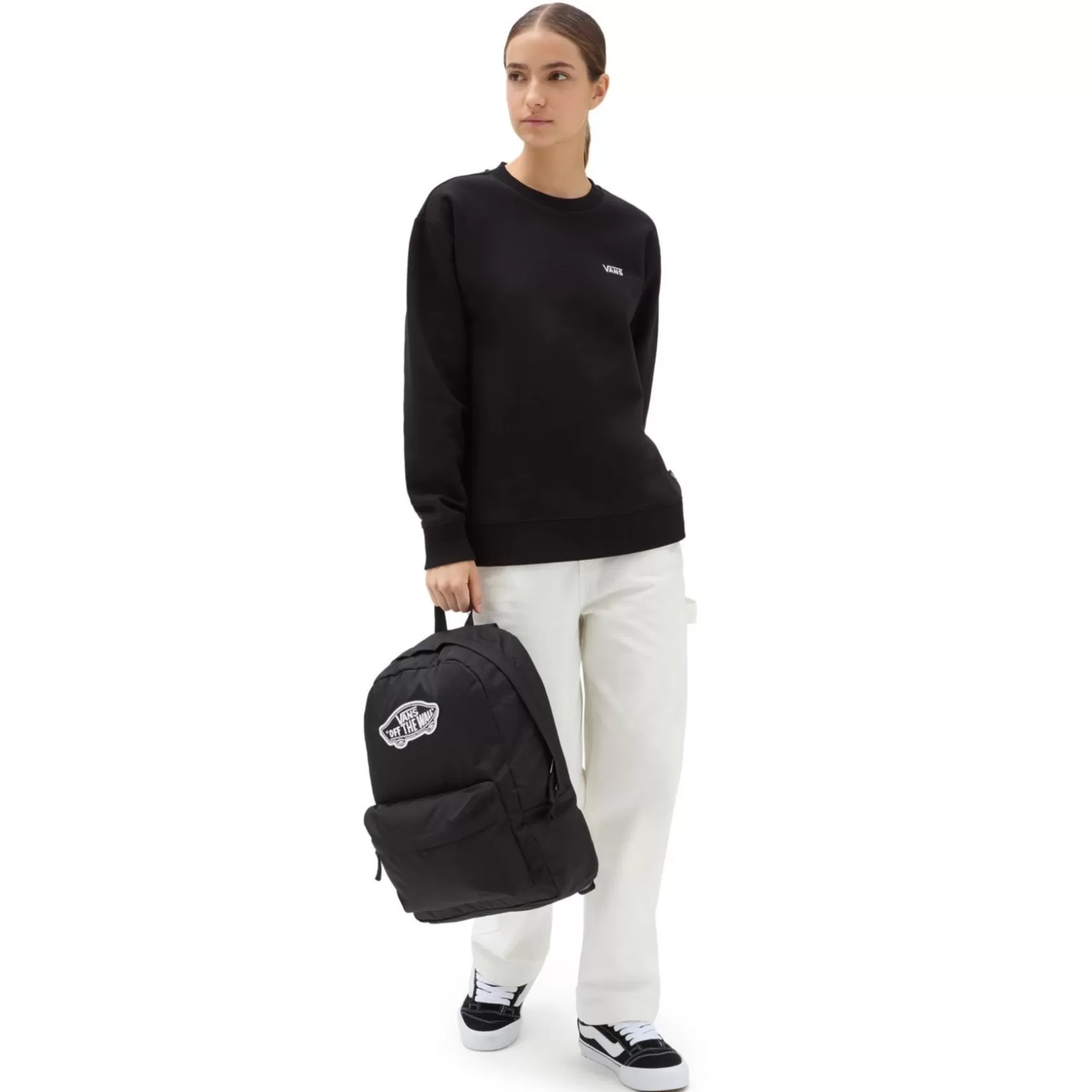 Vans Sudaderas<Sudadera De Cuello Redondo Flying V Bff Negro
