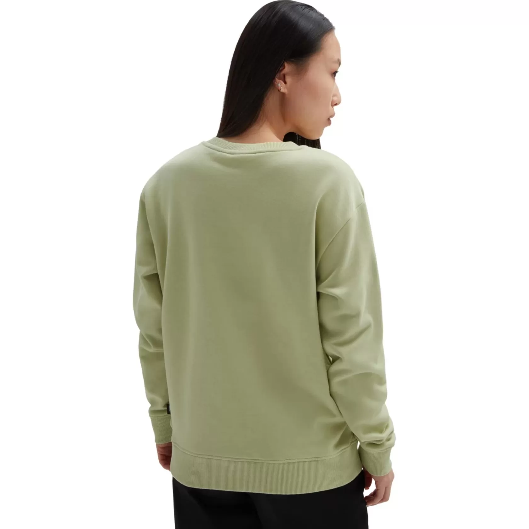 Vans Sudaderas<Sudadera De Cuello Redondo Flying V De Corte Boyfriend Verde
