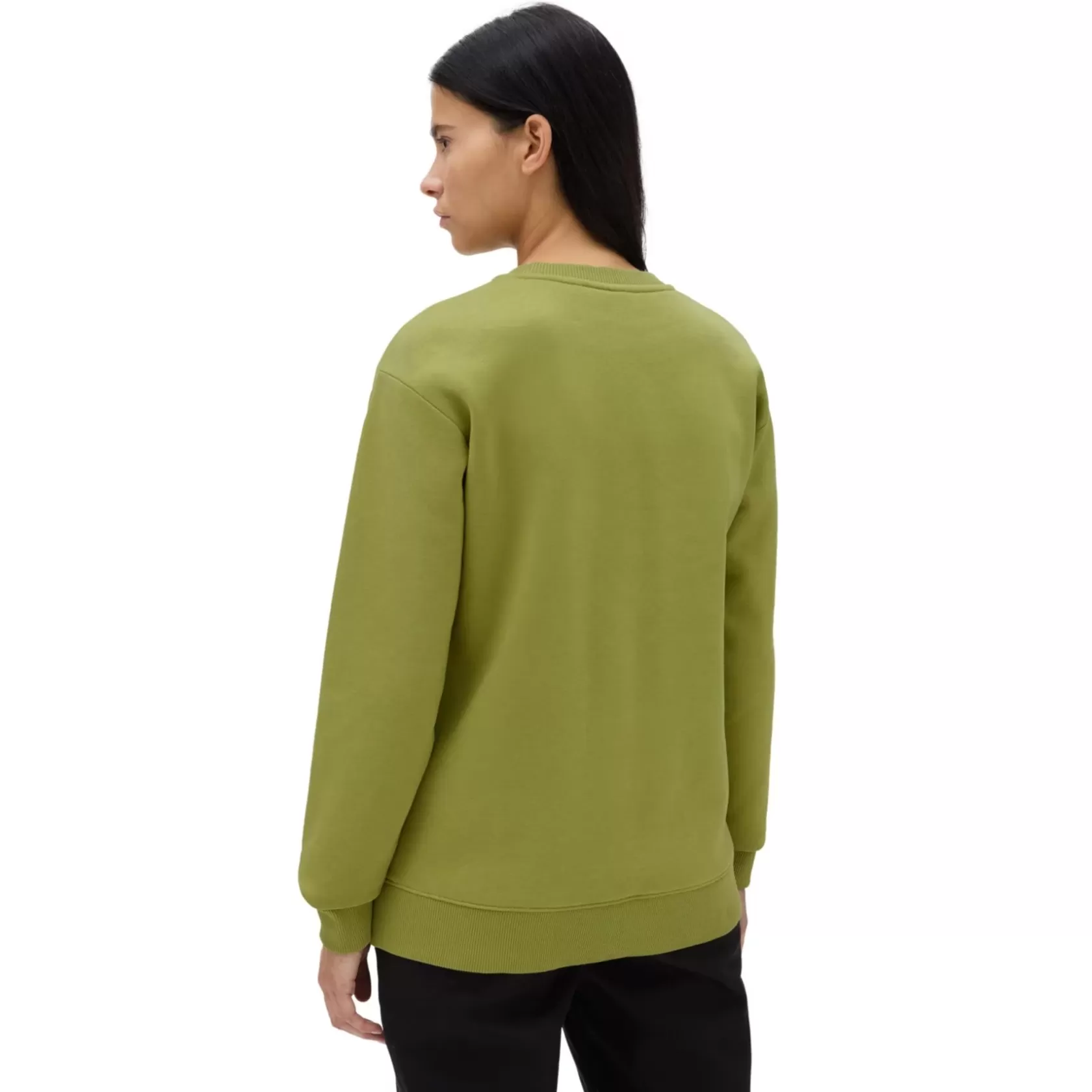 Vans Sudaderas<Sudadera De Cuello Redondo Flying V De Corte Boyfriend Verde