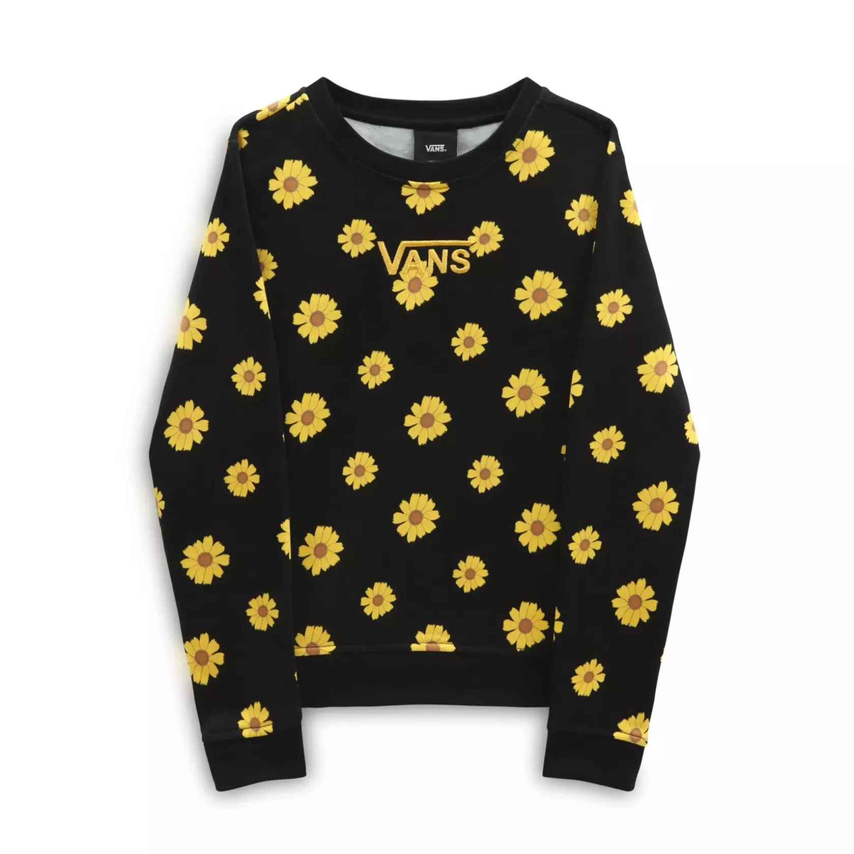 Vans Ropa Para Chicas (8-14 Años)<Sudadera De Cuello Redondo Sunfloral De Ninas (8-14 Anos) Negro