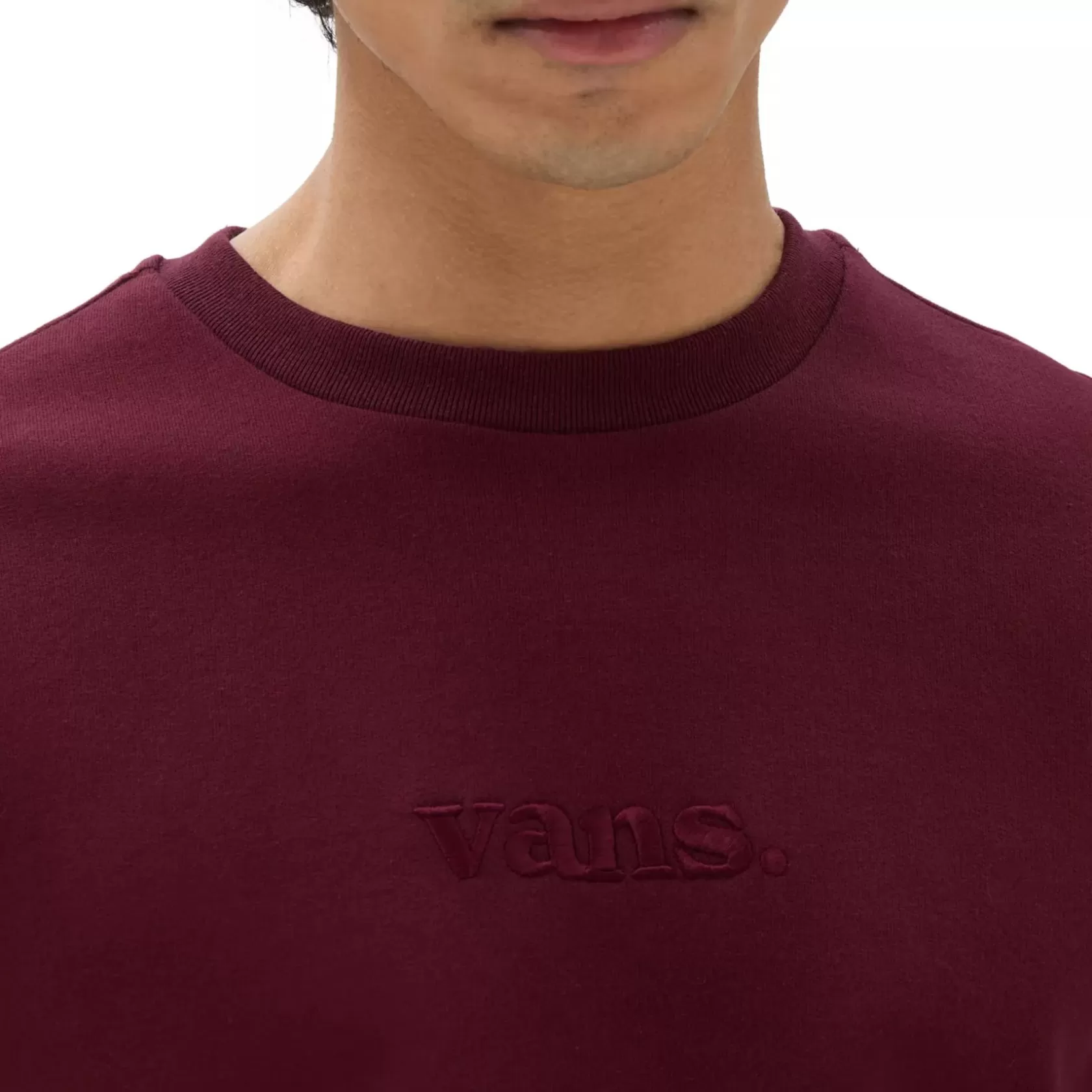 Vans Sudaderas<Sudadera Essential De Cuello Redondo Y Corte Holgado Rojo