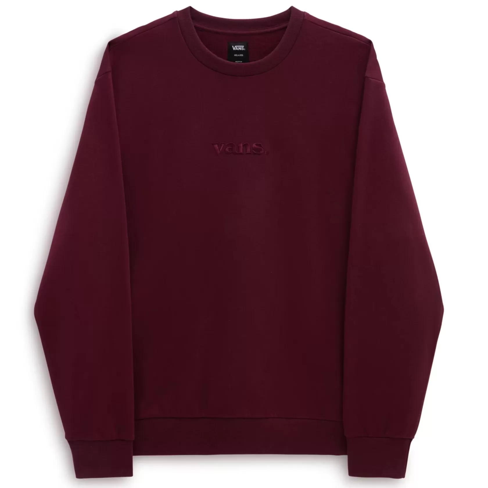 Vans Sudaderas<Sudadera Essential De Cuello Redondo Y Corte Holgado Rojo