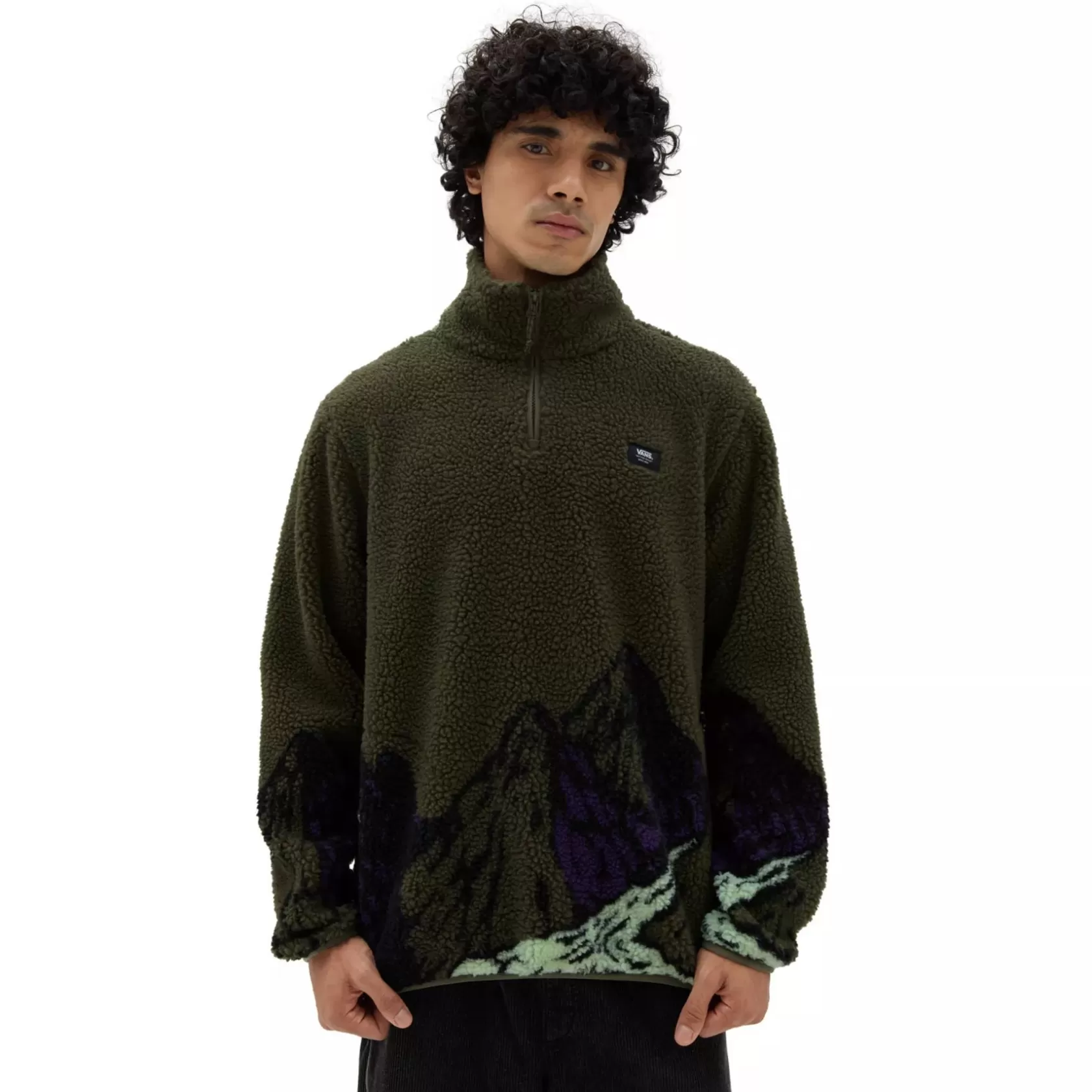Vans Sudaderas<Sudadera Mt Con Cremallera De Cuarto Verde