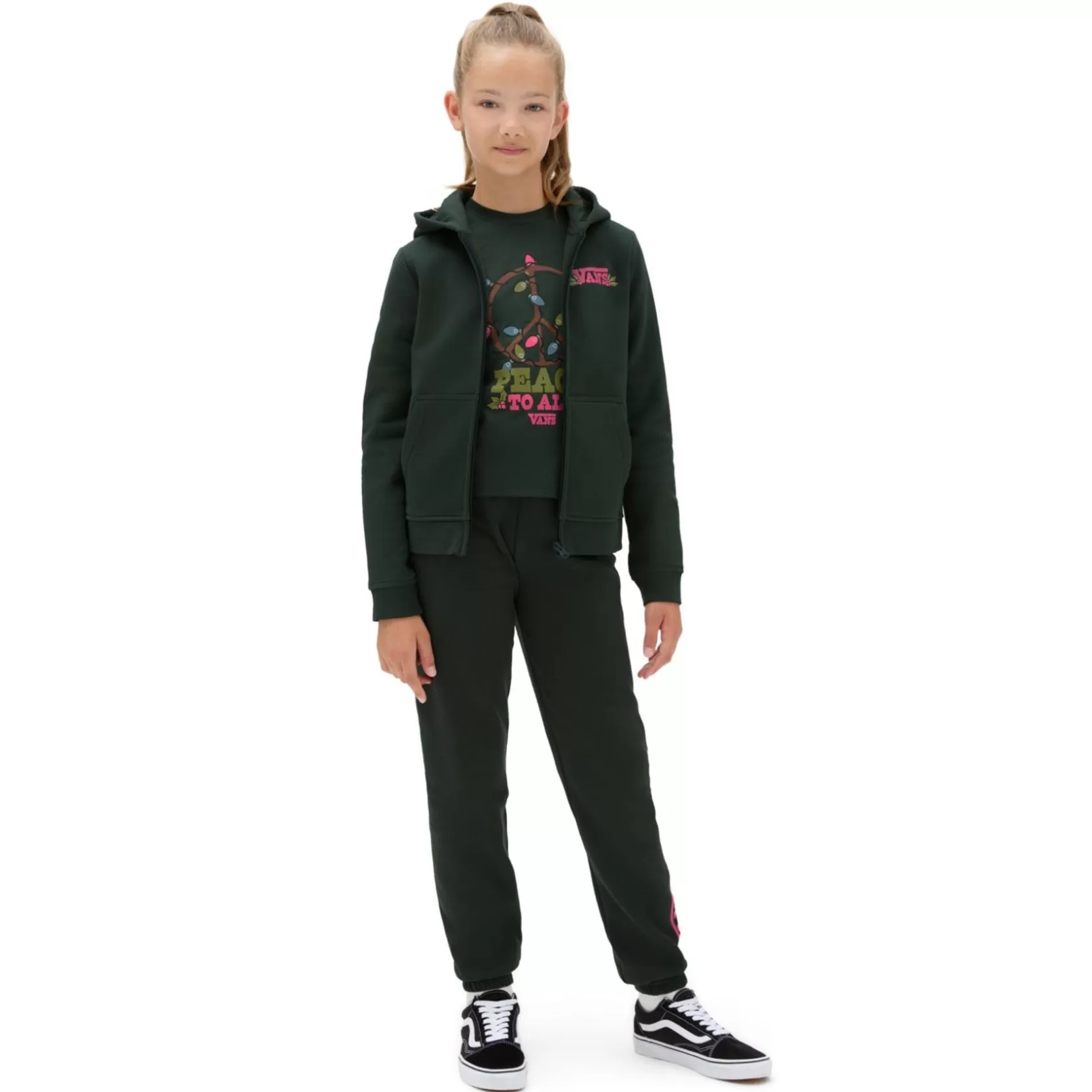 Vans Ropa Para Chicas (8-14 Años)<Sudadera Peace Lit Crew (8-14 Anos) Verde