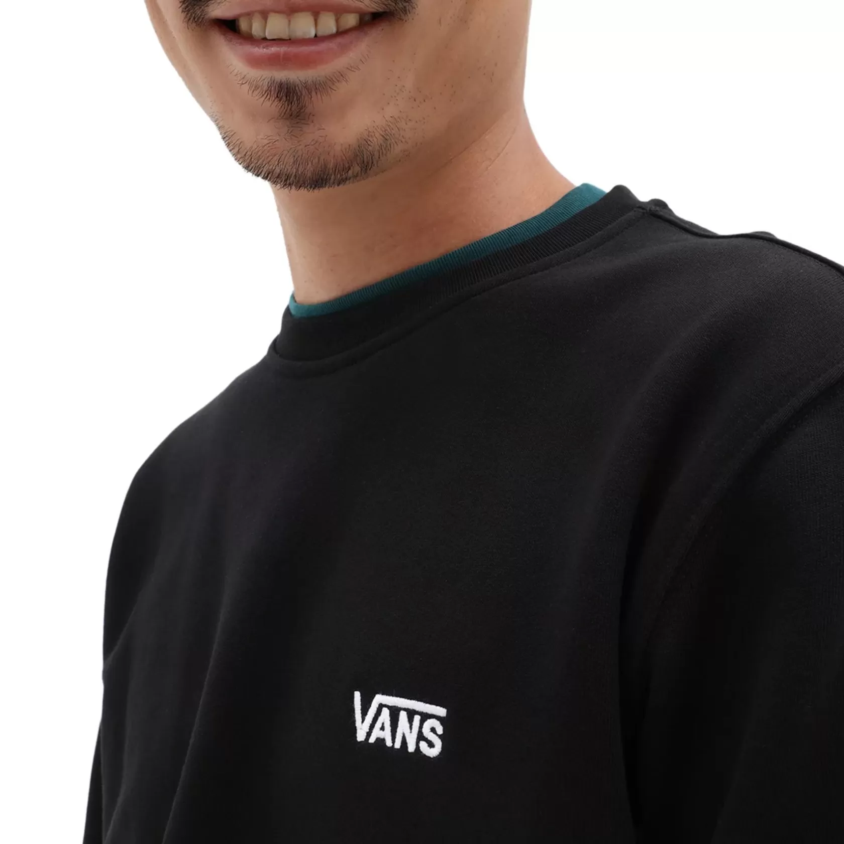 Vans Sudaderas<Sudadera Polar De Cuello Redondo Core Basic Negro