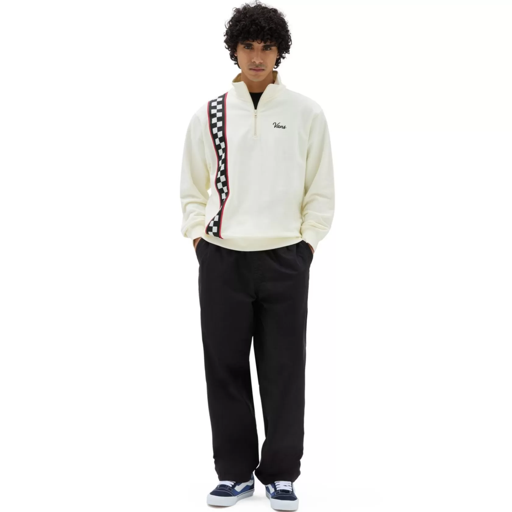 Vans Sudaderas<Sudadera Race Day Q Zip Blanco
