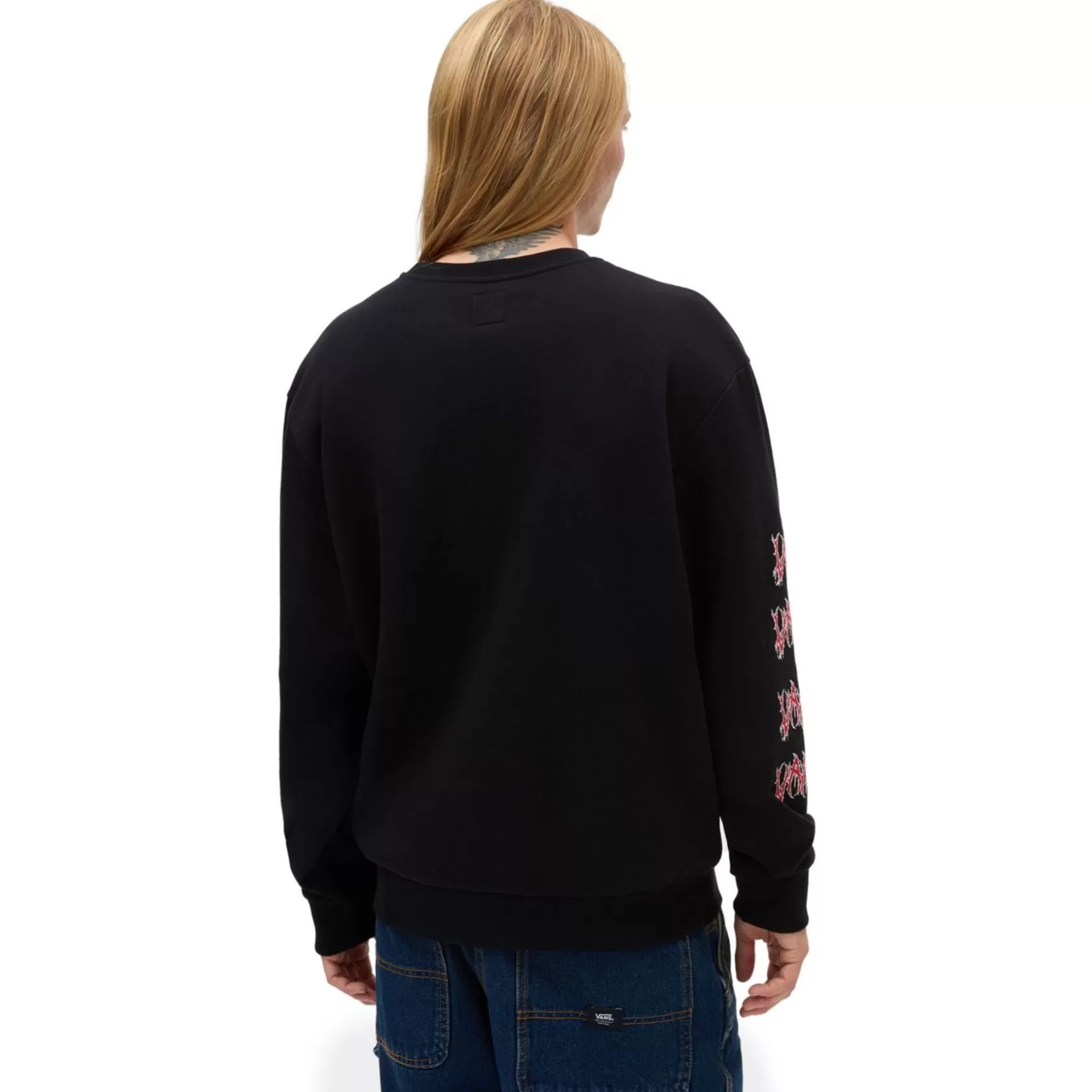 Vans Sudaderas<Sudadera To The Grave De Corte Holgado Y Cuello Redondo Negro