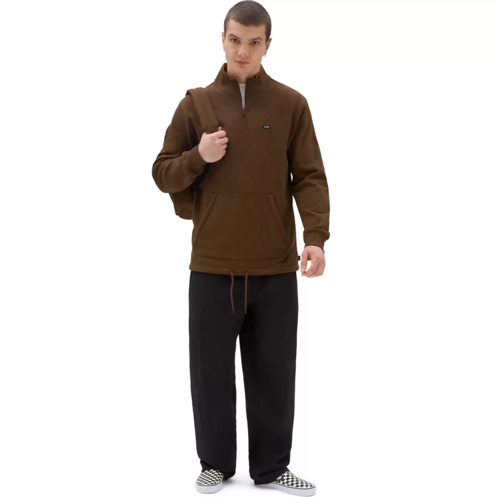 Vans Sudaderas<Sudadera Versa Standard Con Cierre De Cremallera Parcial Marron