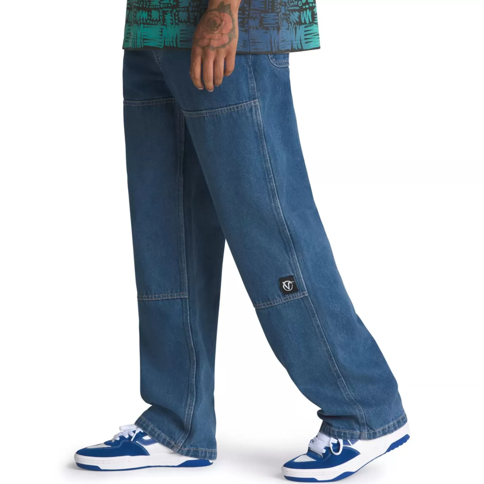 Vans Pantalones Y Vaqueros<Vaqueros De Corte Holgado Y Estilo Carpintero Drill Chore Rowan Zorrilla Azul
