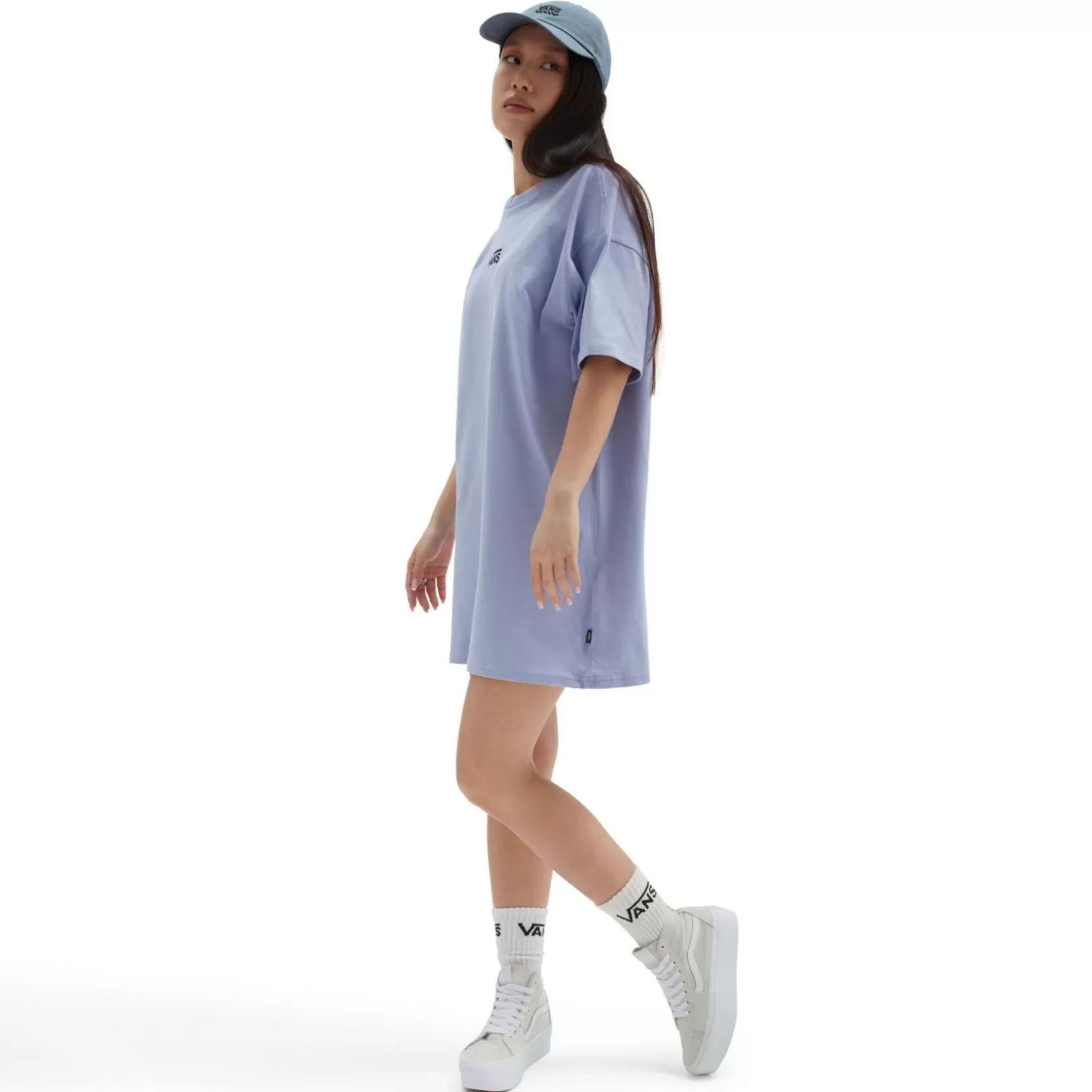 Vans Vestidos Y Falda<Vestido Camiseta Center Vee Purpura
