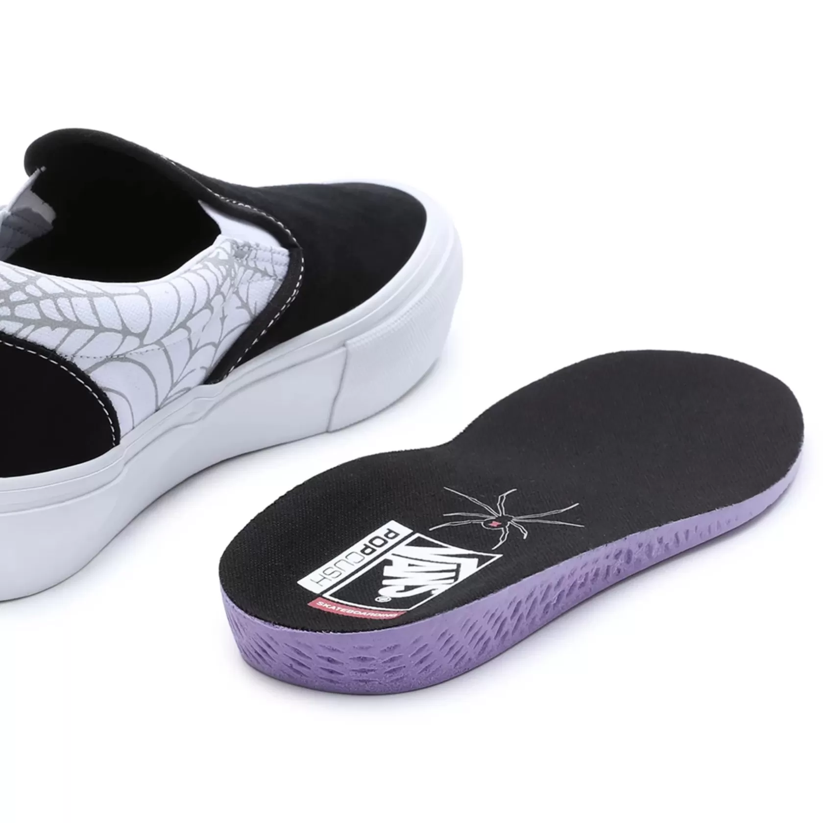 Vans Zapatillas Sin Cordones<Zapatillas Black Widow Spider Sin Cordones Slip-On Negro