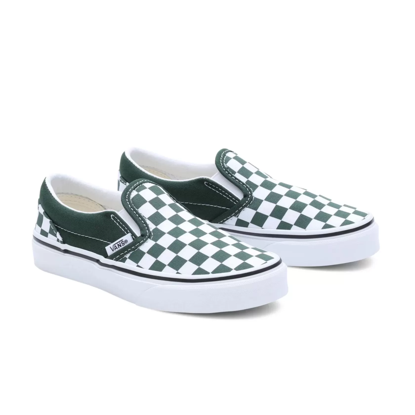 Vans Zapatillas Niño (4-8 Años)<Zapatillas Checkerboard Classic Slip-On De Niños (4-8 Anos) Verde