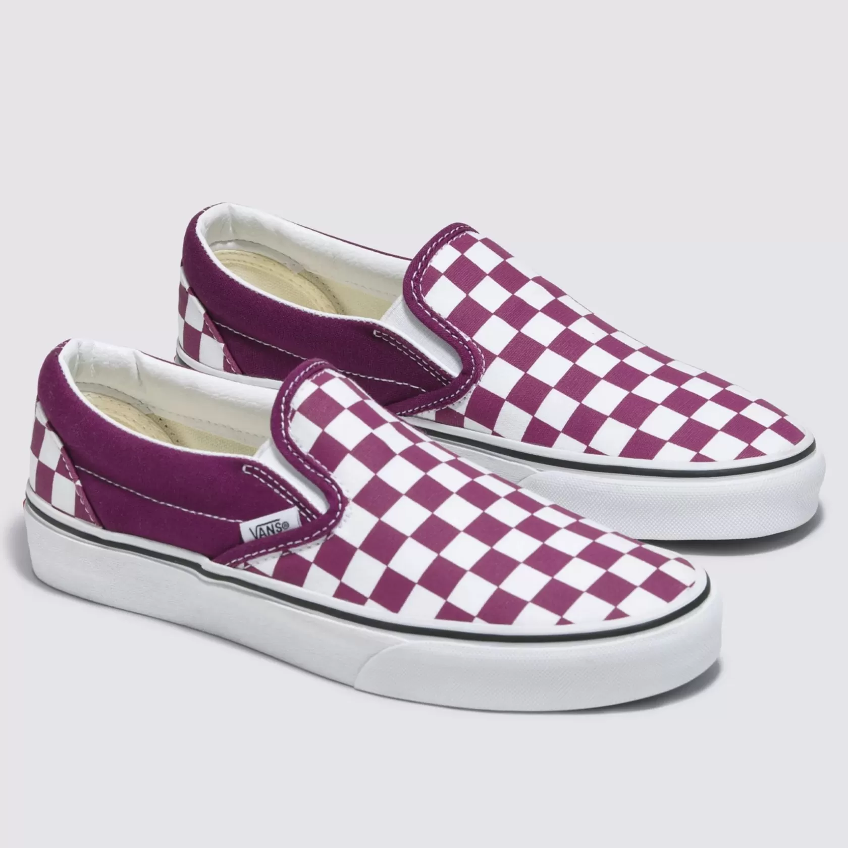 Vans Zapatillas Sin Cordones<Zapatillas Checkerboard Color Theory Classic Slip-On Purpura