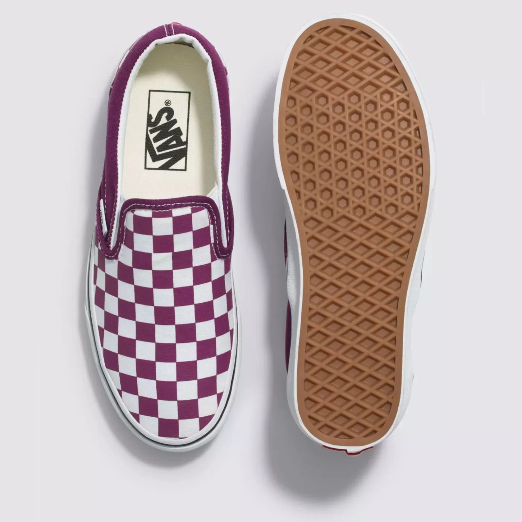 Vans Zapatillas Sin Cordones<Zapatillas Checkerboard Color Theory Classic Slip-On Purpura