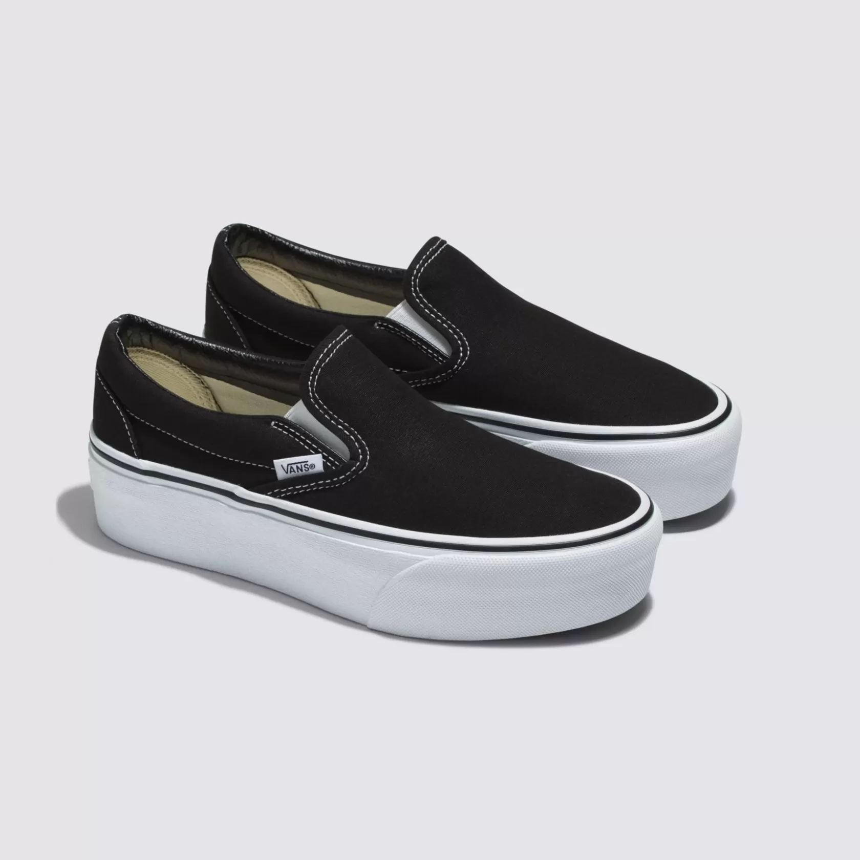 Vans Classics<Zapatillas Classic Slip-On Stackform Negro