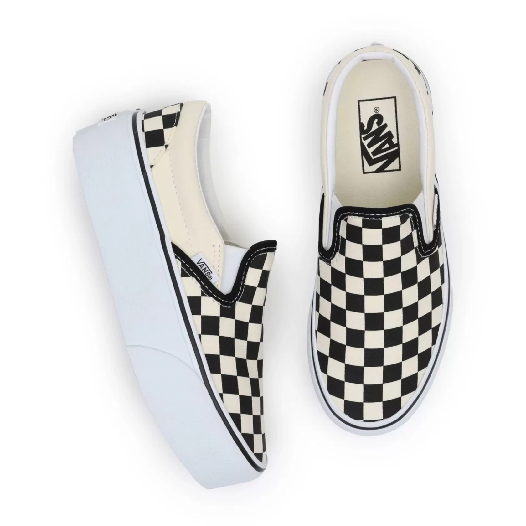 Vans Classics<Zapatillas Classic Slip-On Stackform Negro, Blanco