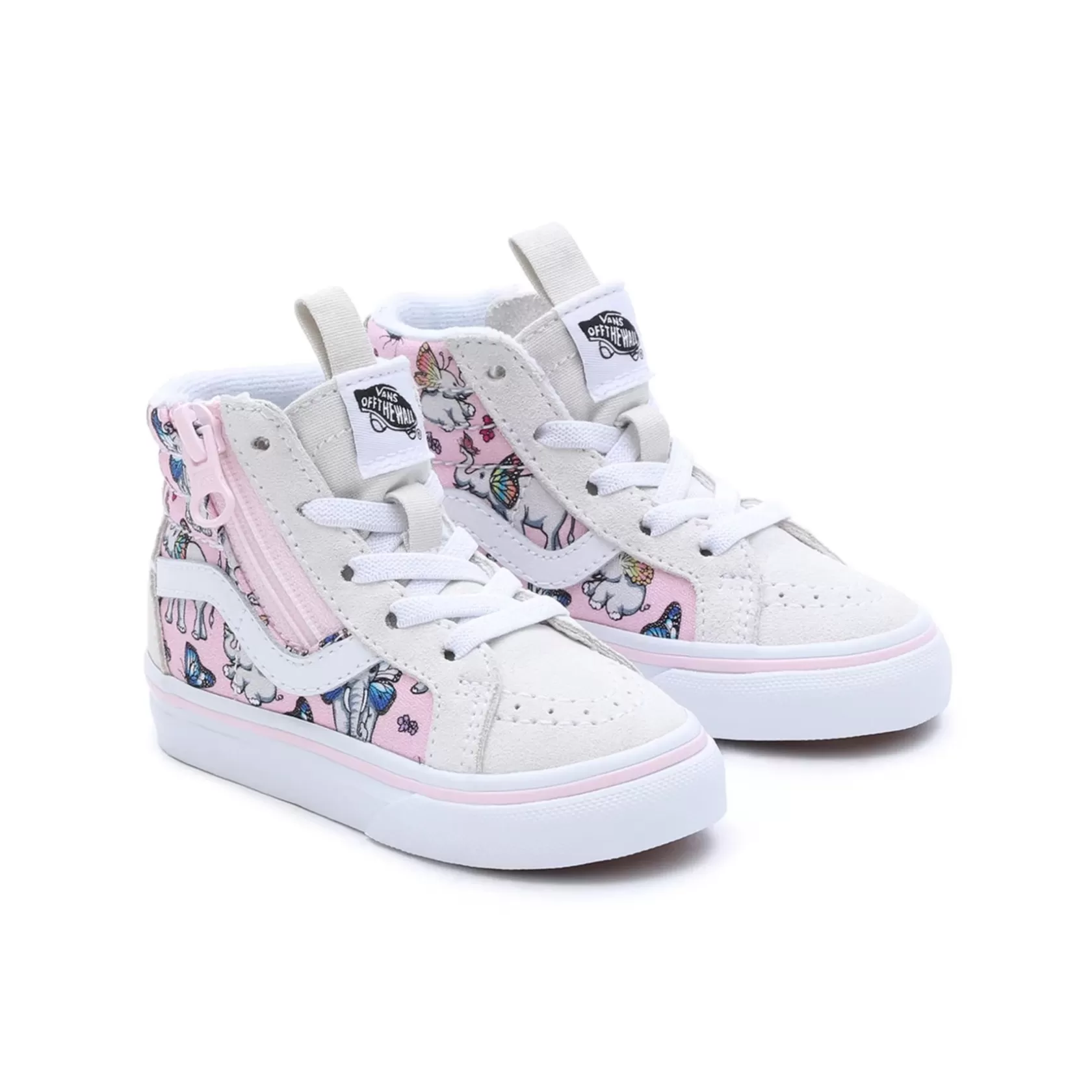 Vans Zapatillas Niño (1-4 Años)<Zapatillas Con Cremallera Lateral Sk8-Hi Reissuede Bebe (1-4 Anos) Gris, Rosa