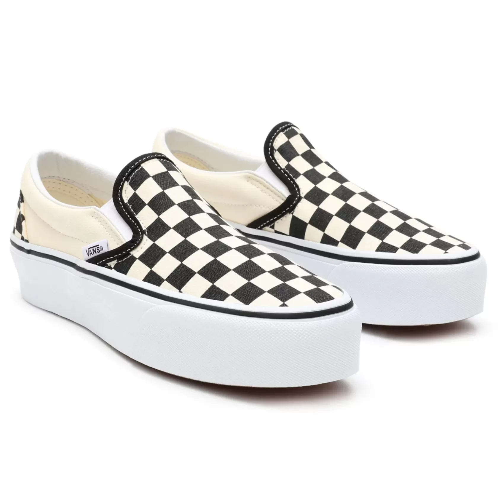 Vans Zapatillas Plataforma<Zapatillas Con Plataforma Classic Slip-On Negro, Blanco